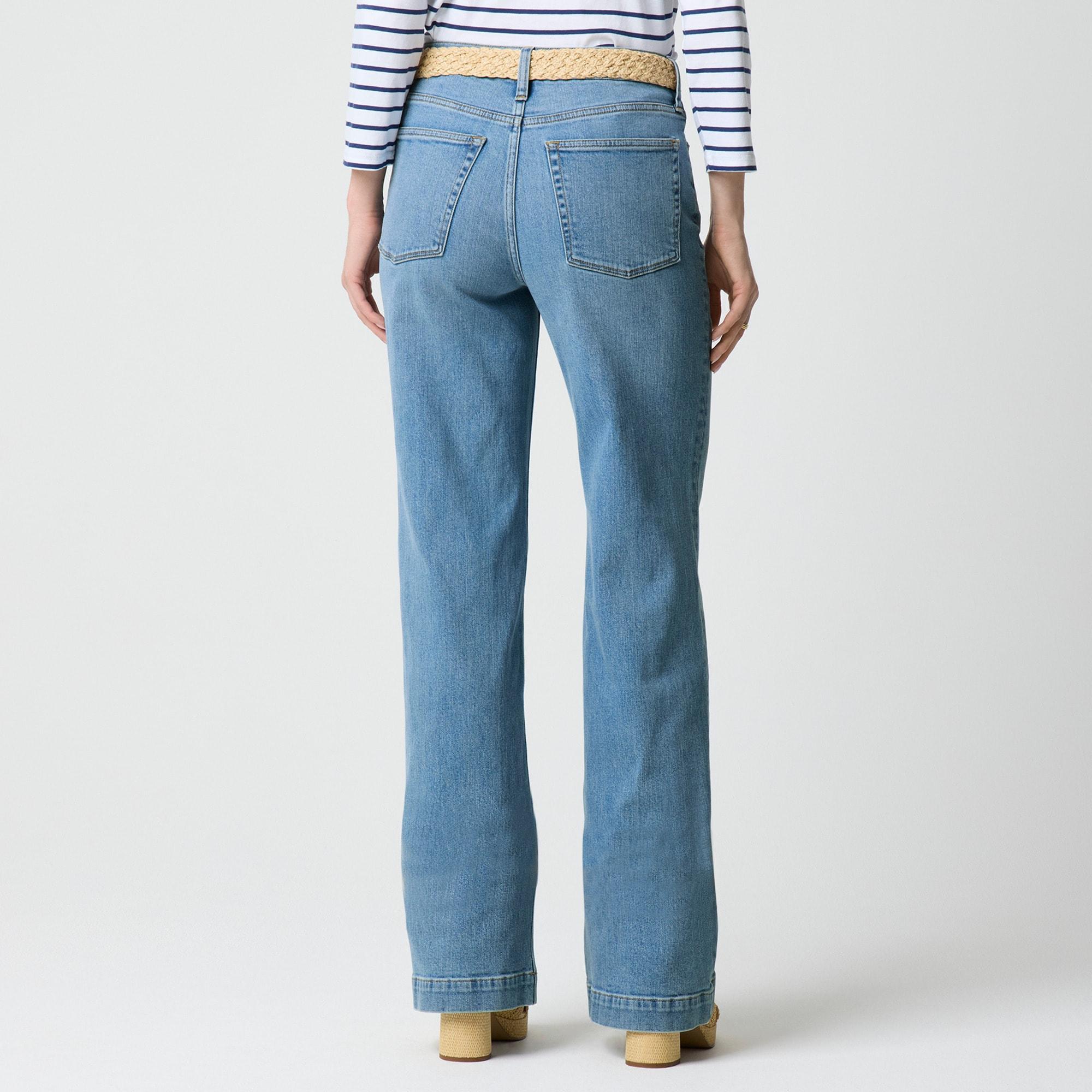 Classic wide-leg jean in all-day stretch Product Image