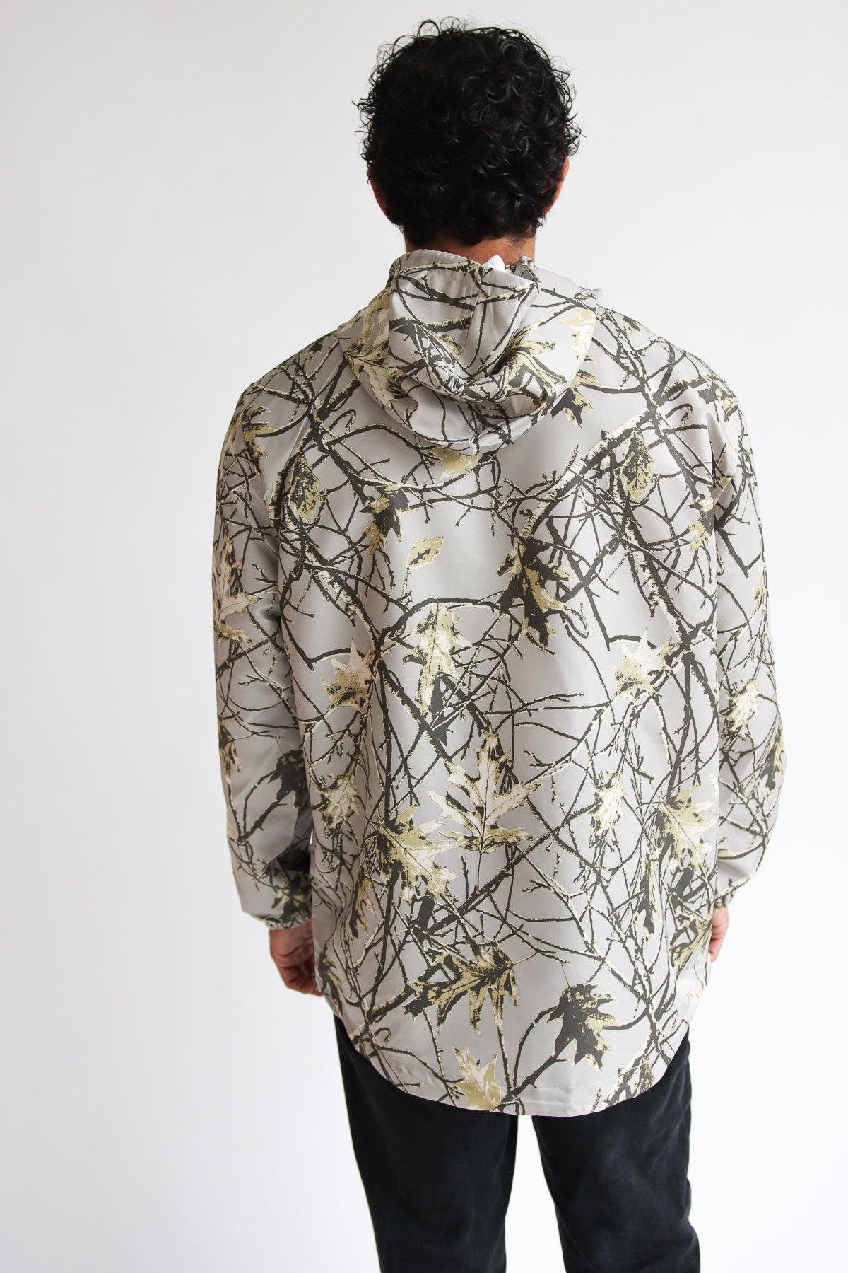 Woodland Camo Pullover Windbreaker Product Image