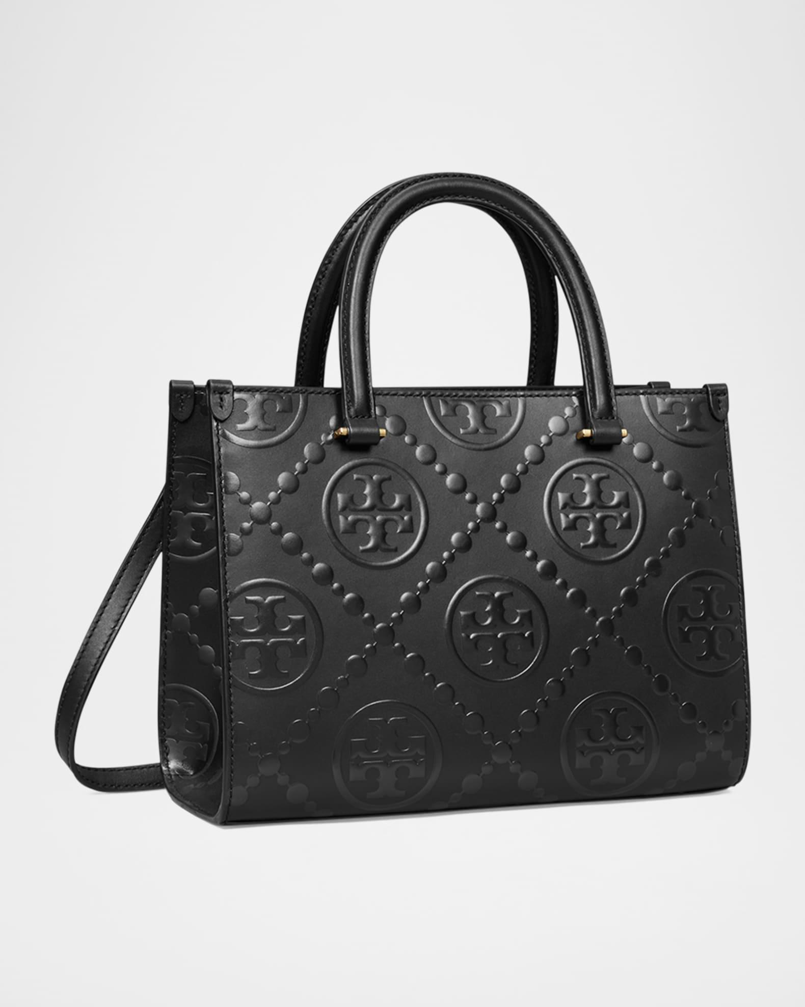 T Monogram Embossed Square Tote Bag Product Image