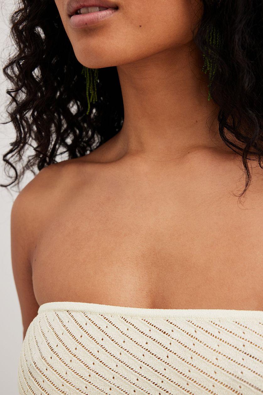 Knitted Bandeau Top Product Image