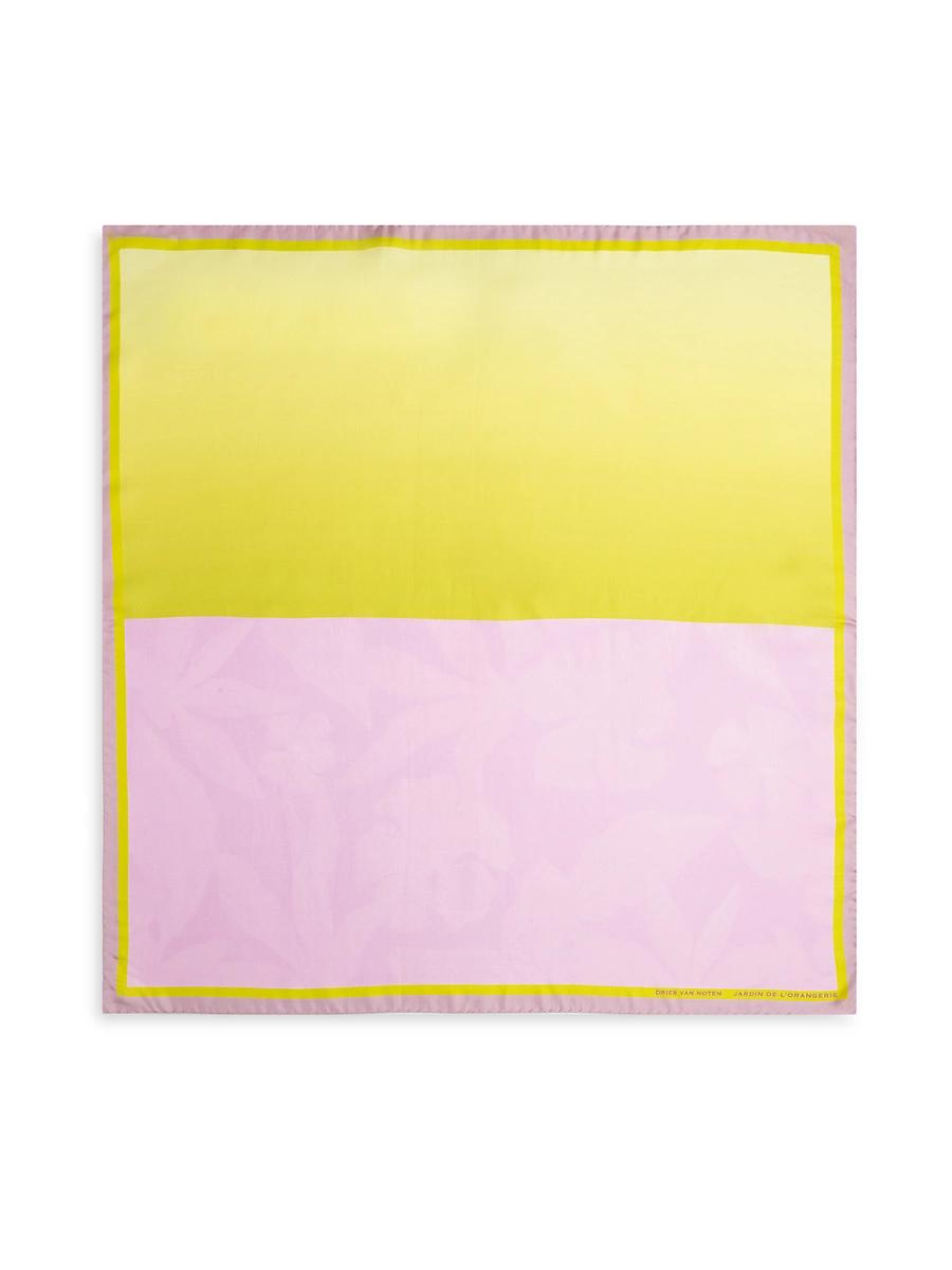 Womens Foulard Jardin De LOrangerie Silk Scarf Product Image