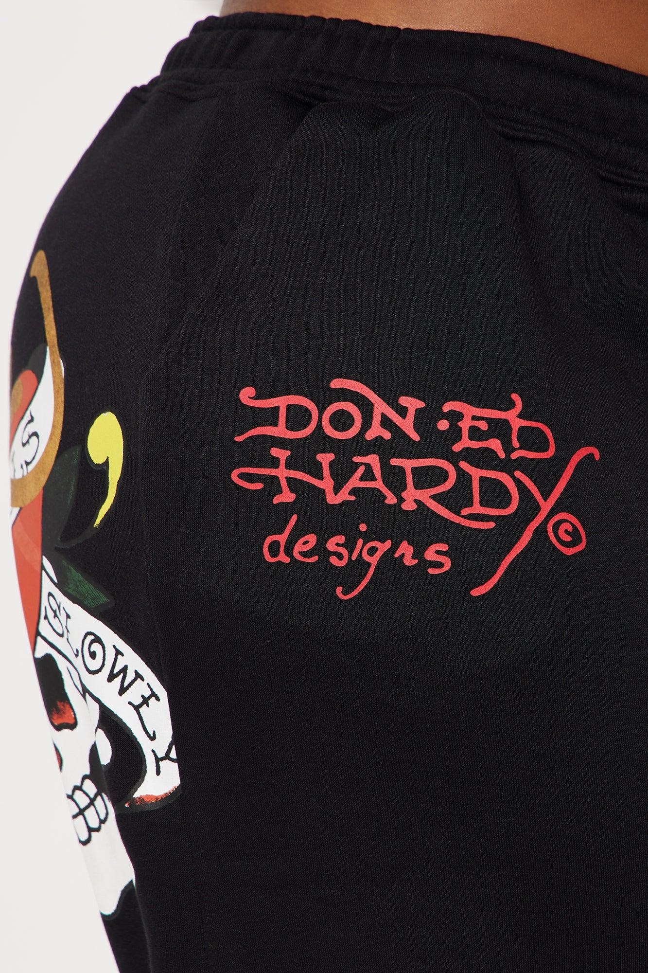 Love Kills Ed Hardy Pant - Black Product Image