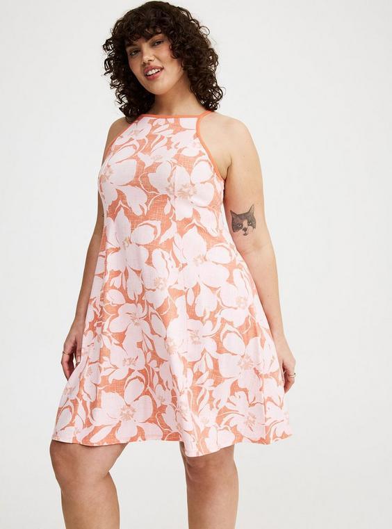 Goddess Trapeze Mini Dress Product Image