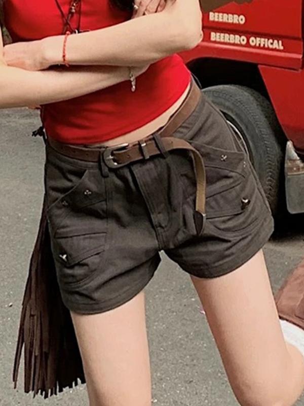 Retro Hottie Denim Shorts Product Image