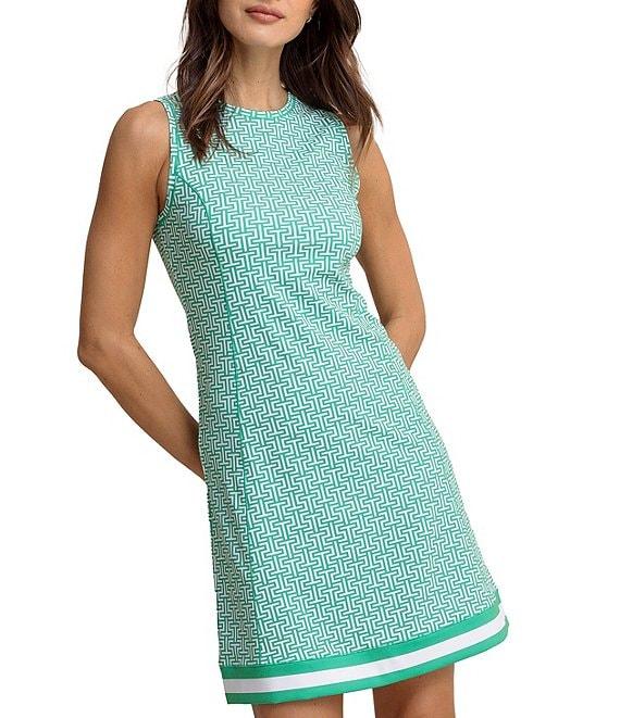 Southern Tide Lyllee ST Geo Printed Performance Dress Product Image