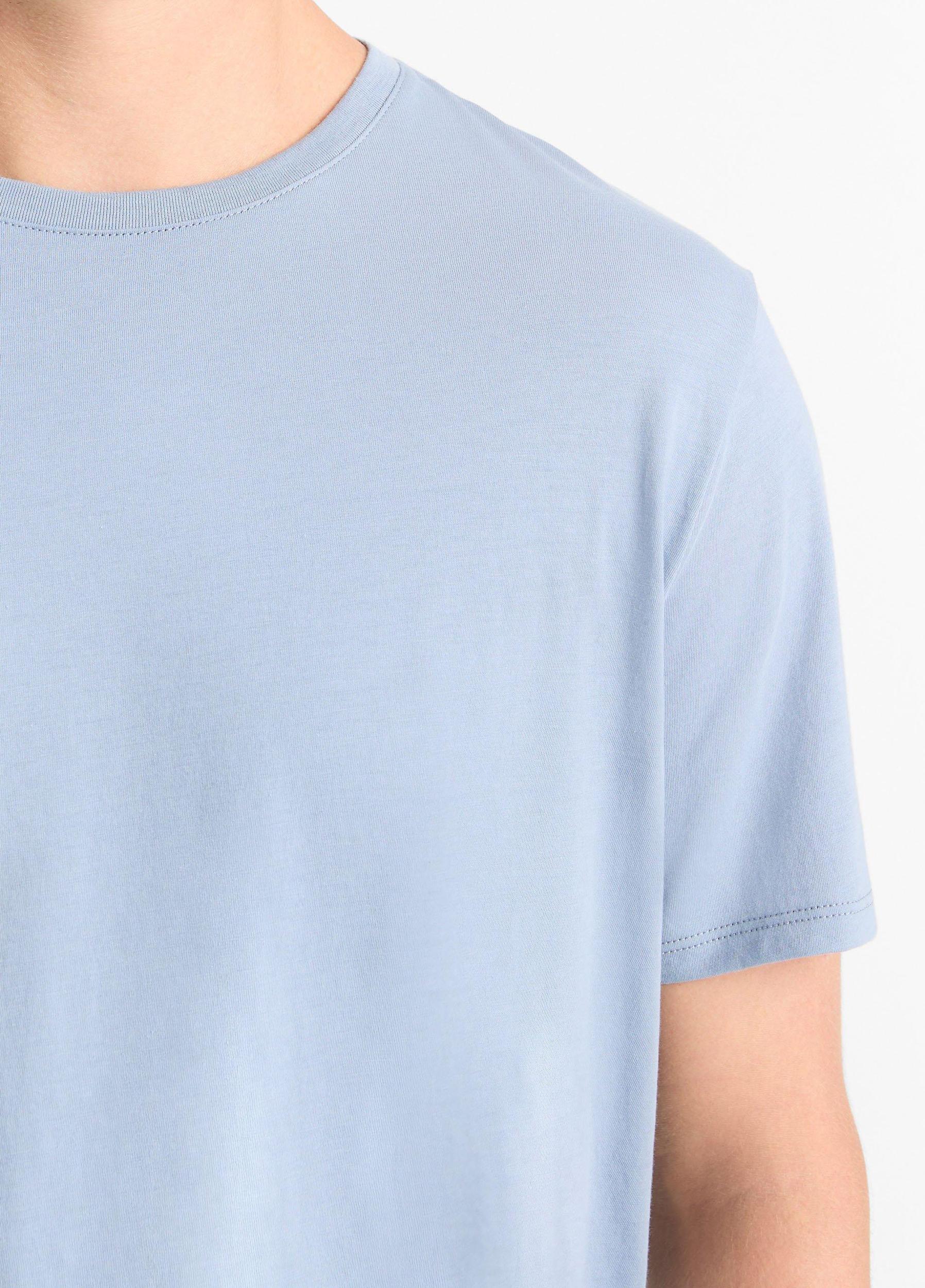 Pima Cotton Crew Neck T-Shirt Product Image