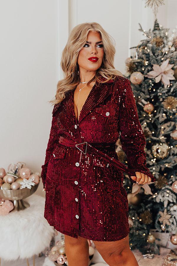 Special Treat Sequin Dress Curves Product Image