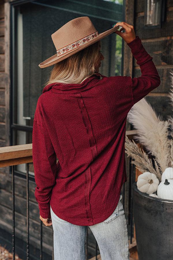 Around The Block Knit Top Product Image