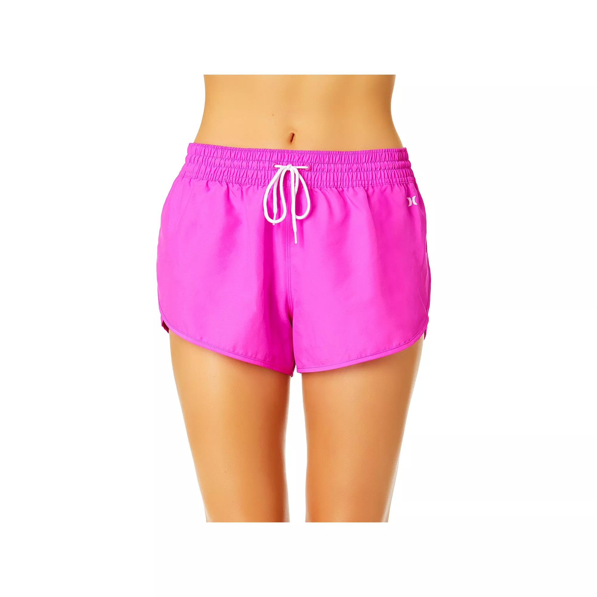 Juniors' Hurley Solid 3-in. Inseam Beachrider Board Shorts, Women's, Size: Small, Wisteria Product Image