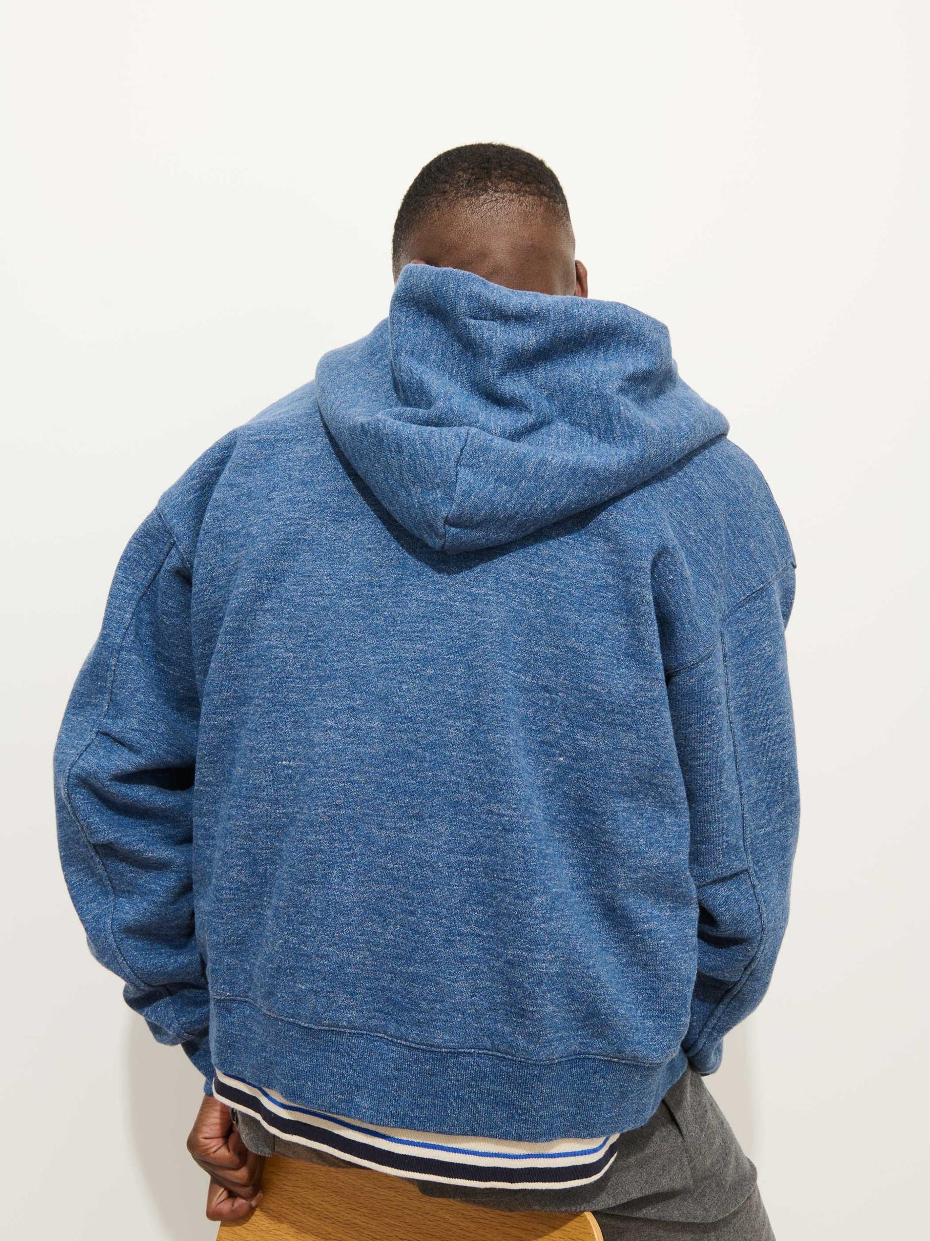 12th Street Zip Hoodie In Heather Fleece Product Image