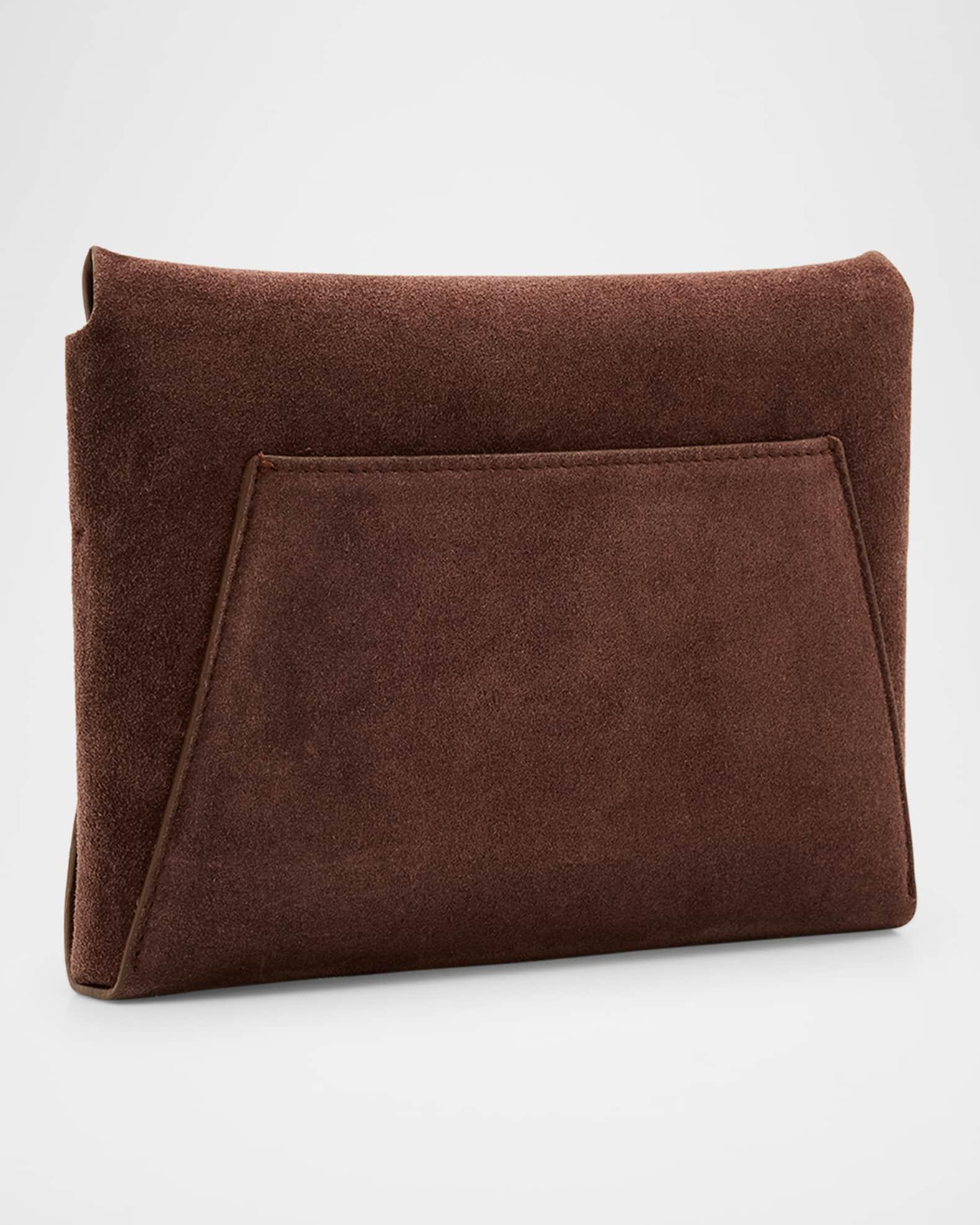 Duo Monili Suede Pouchette Crossbody Bag Product Image