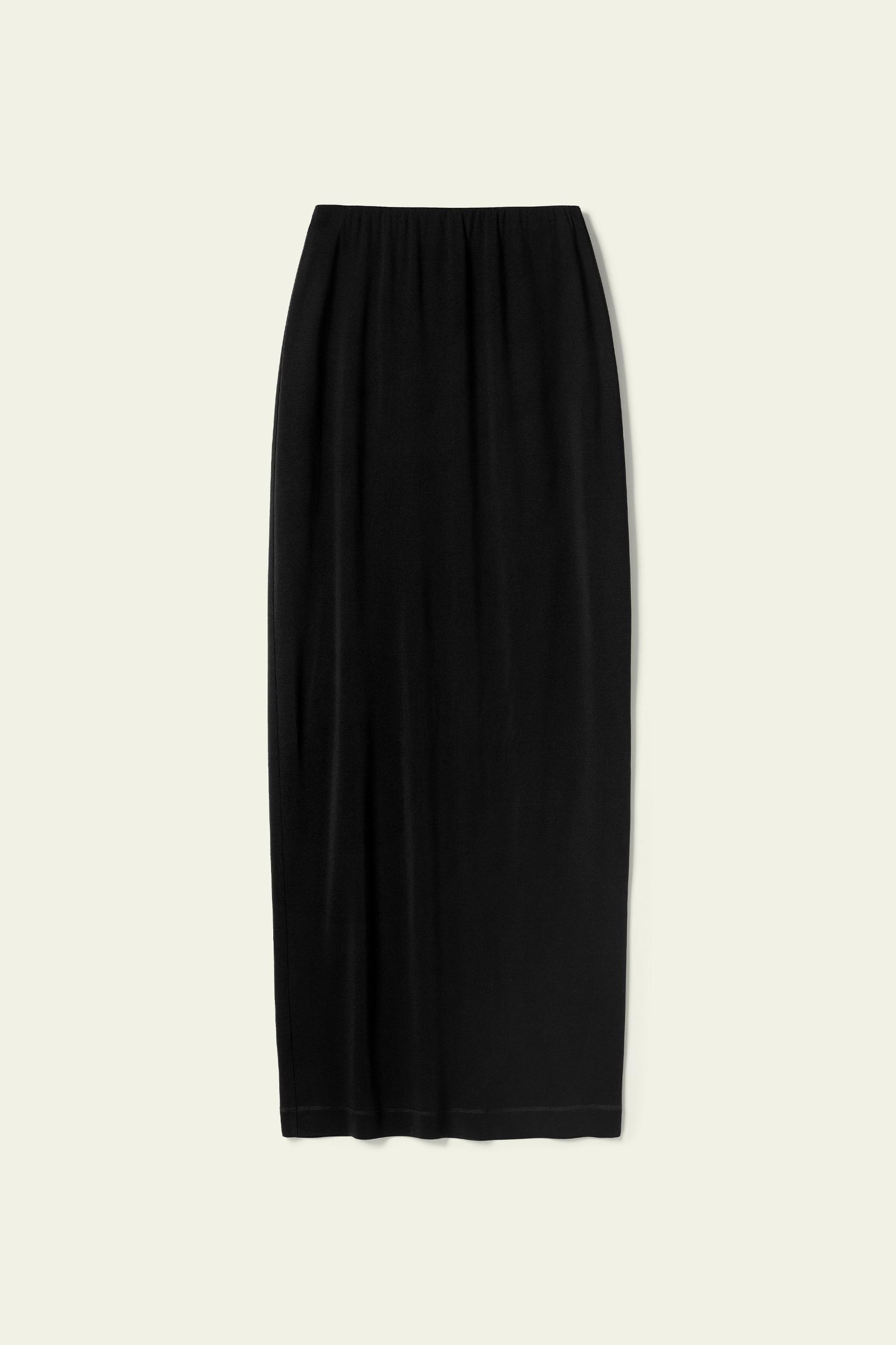 LILYSILK Womens Silk Midi Skirt | Black Pure Silk | Lightweight Knee-To-Calf Skirt 12 Product Image