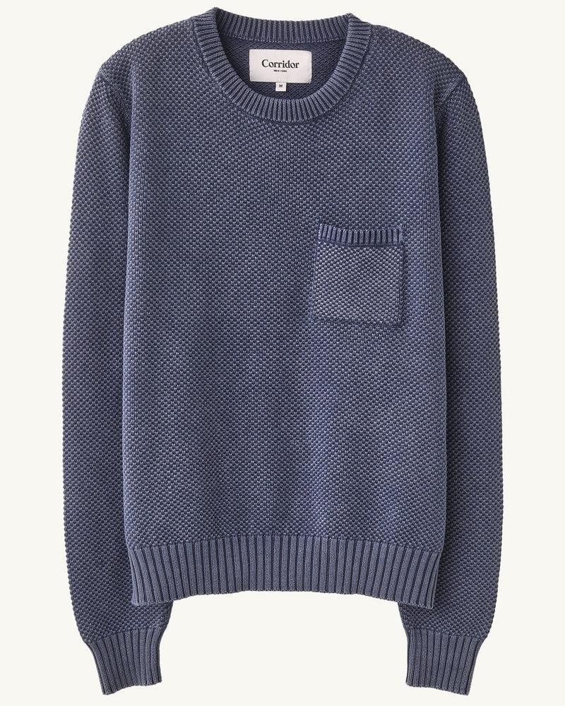 Pocket Crewneck - Navy Product Image