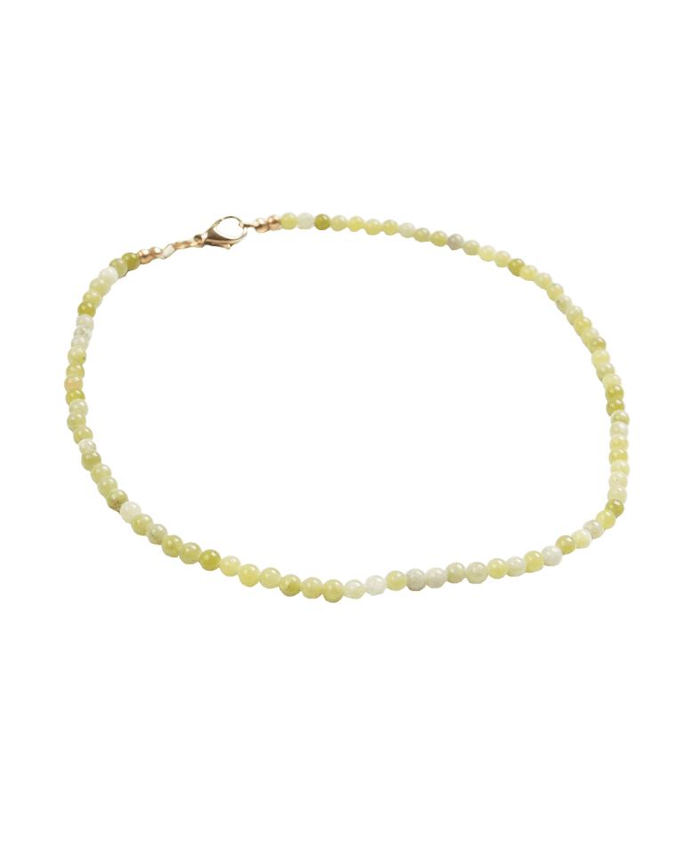 Jade Short Necklace (Exchange only) - Gold Product Image