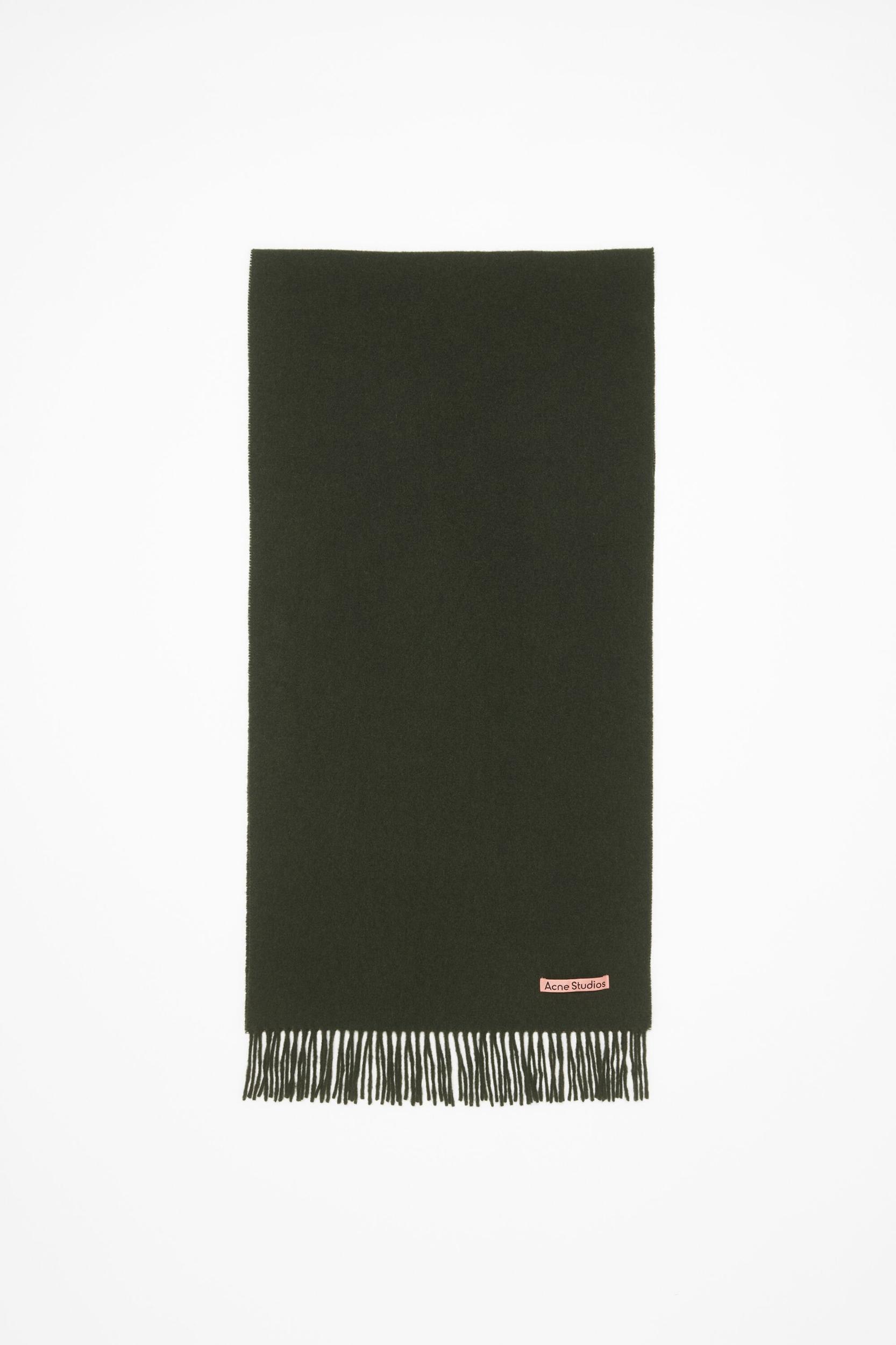 Fringe wool scarf – Narrow Product Image