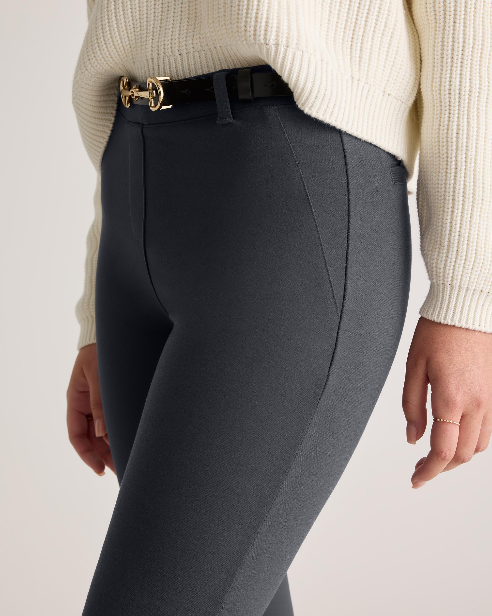 Quince | Women's Ultra-Stretch Ponte Straight Leg Pants Rayon Product Image