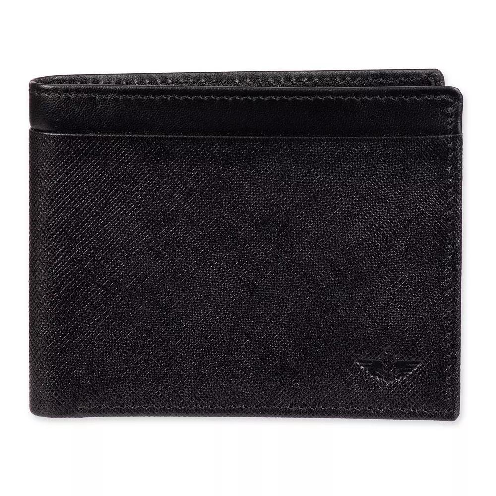 Men's Dockers® RFID Ventana Slimfold Wallet with Divider, Black Product Image