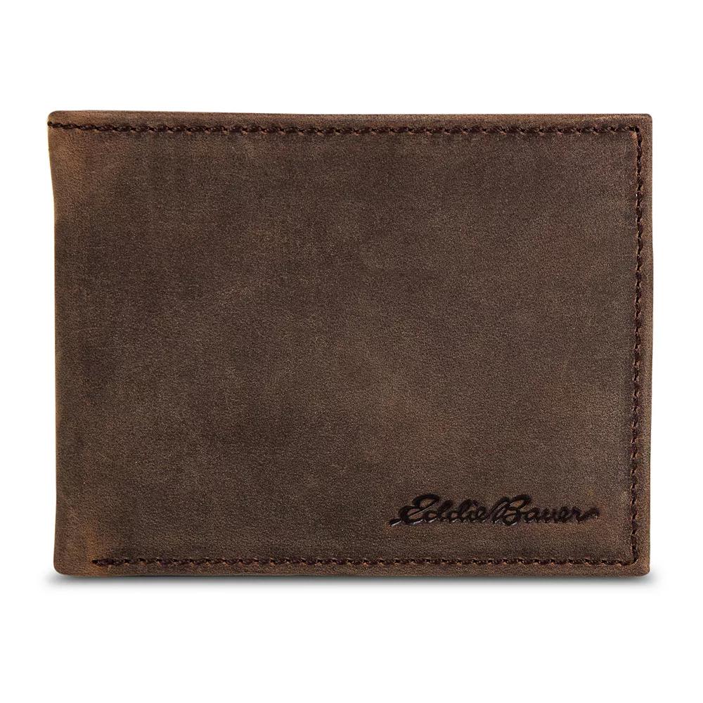 Men's Eddie Bauer Leather Embossed Passcase Wallet Product Image