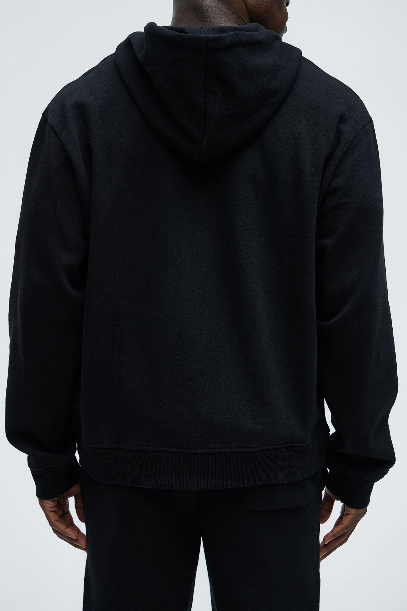 Tyson Zip Up Hoodie - Black Product Image