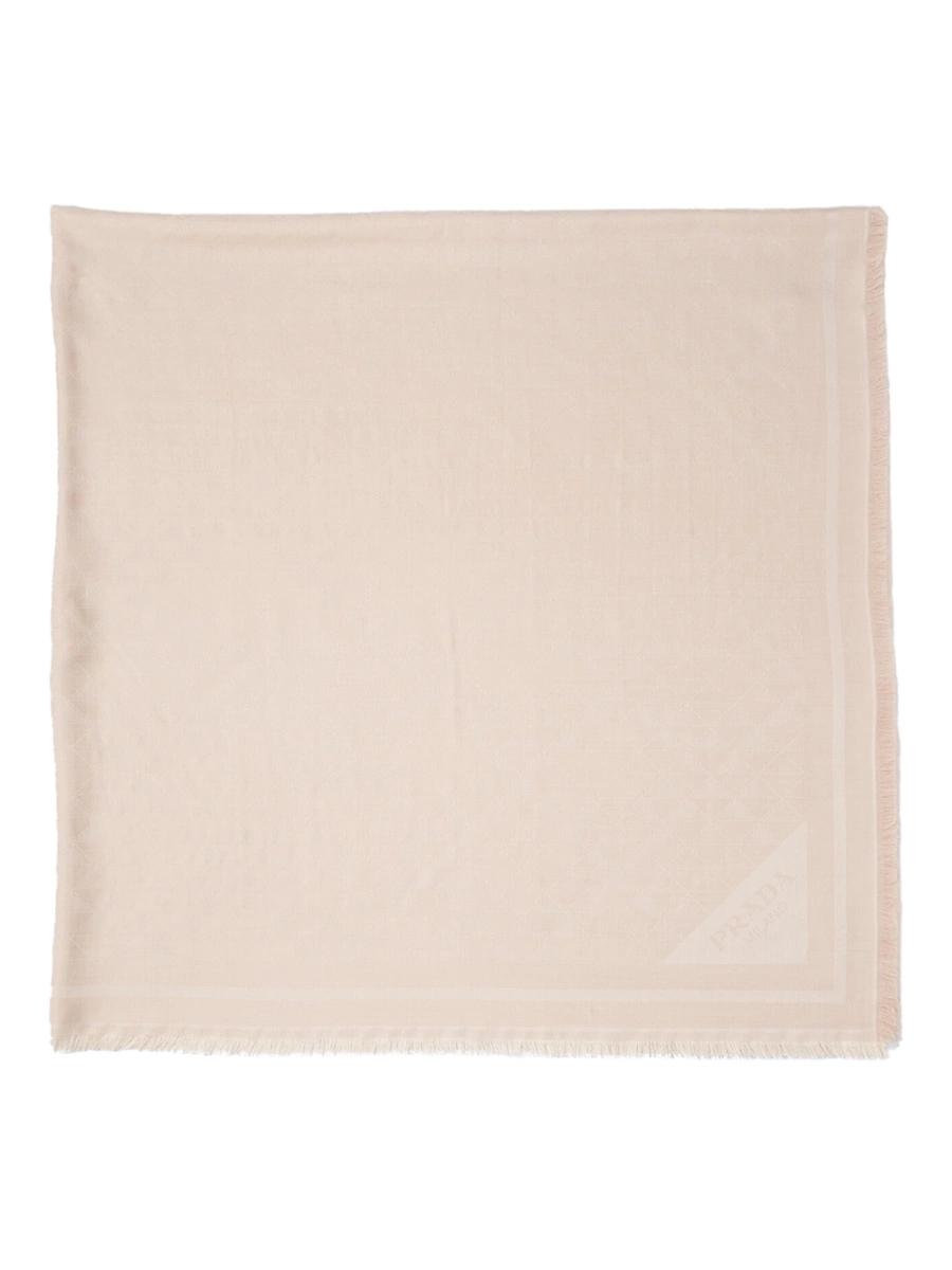 Womens Symbole Silk and Wool Jacquard Shawl Product Image