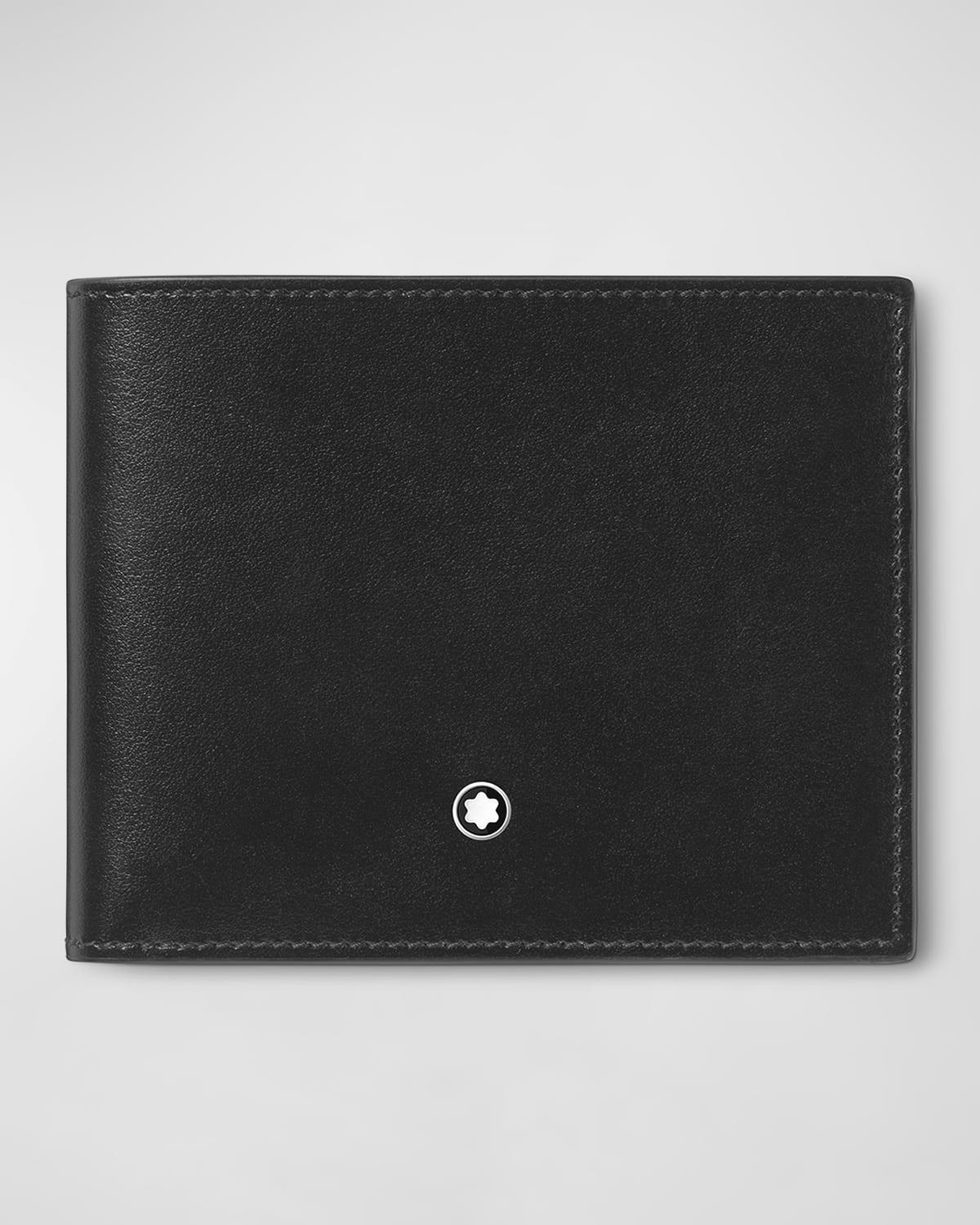 MONTBLANC Meisterstuck 6cc Leather Wallet In Black Product Image
