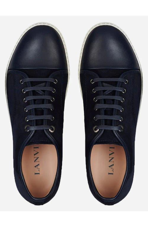 Black DBB1 Suede & Patent Leather Sneakers Product Image