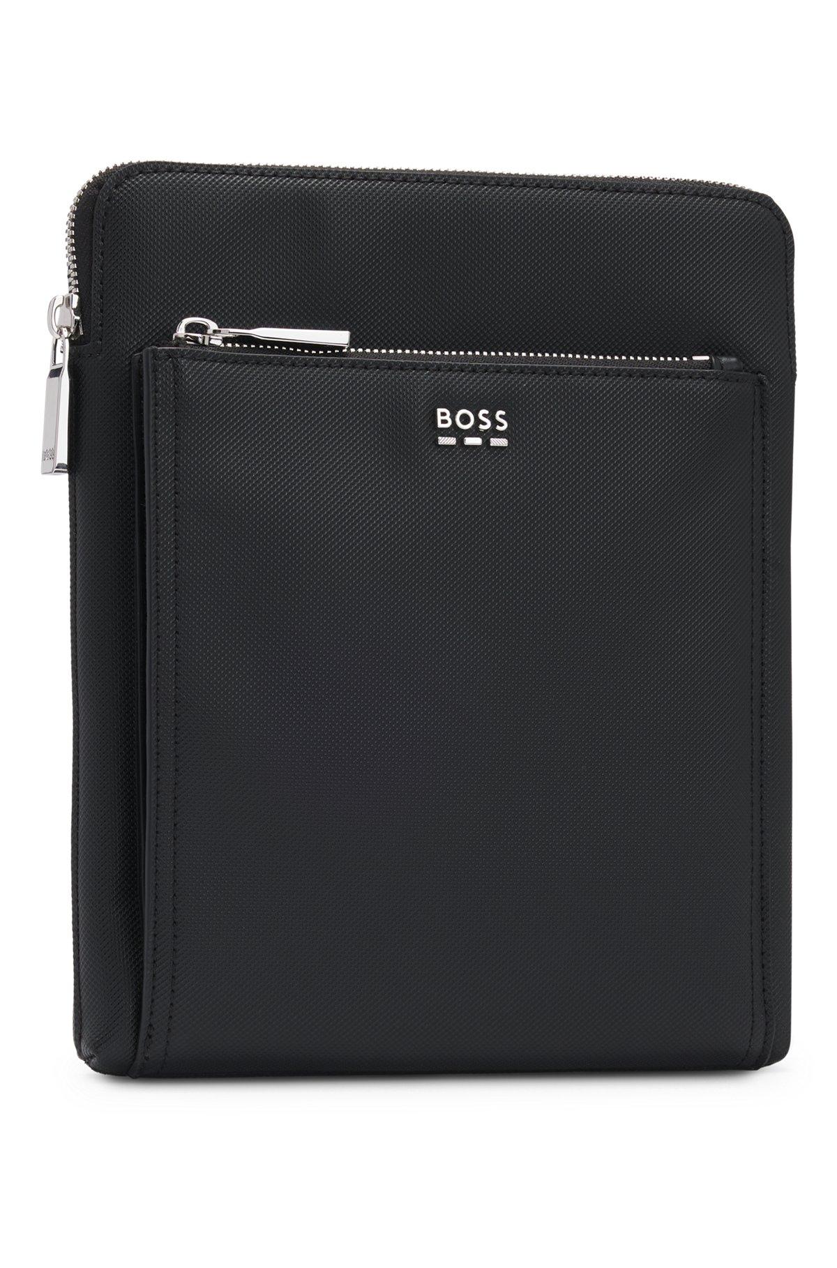 Textured envelope bag with logo hardware Product Image