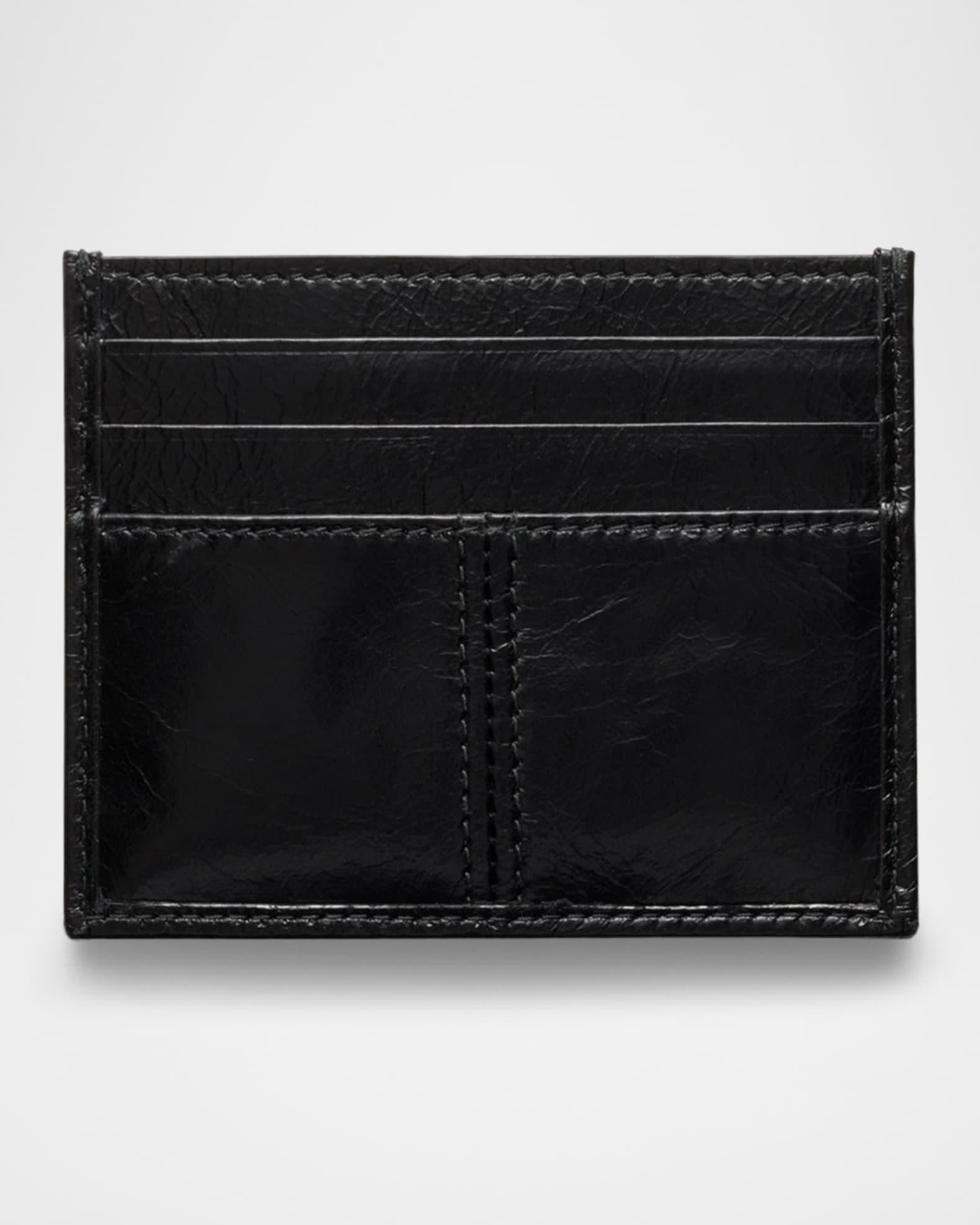 Men's Crinkle Leather Card Case Product Image