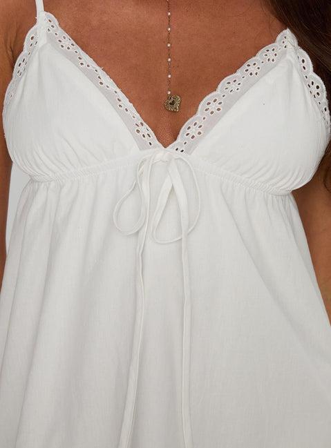 Nanette Mini Dress White Product Image