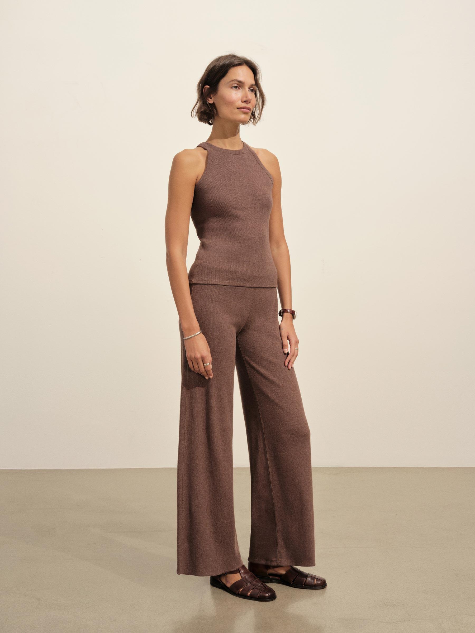 Marled Rosewood Surplus Rib Weekender Pant Product Image