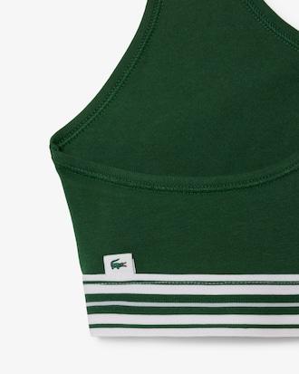 Contrast Band Stretch Cotton Bralette Product Image