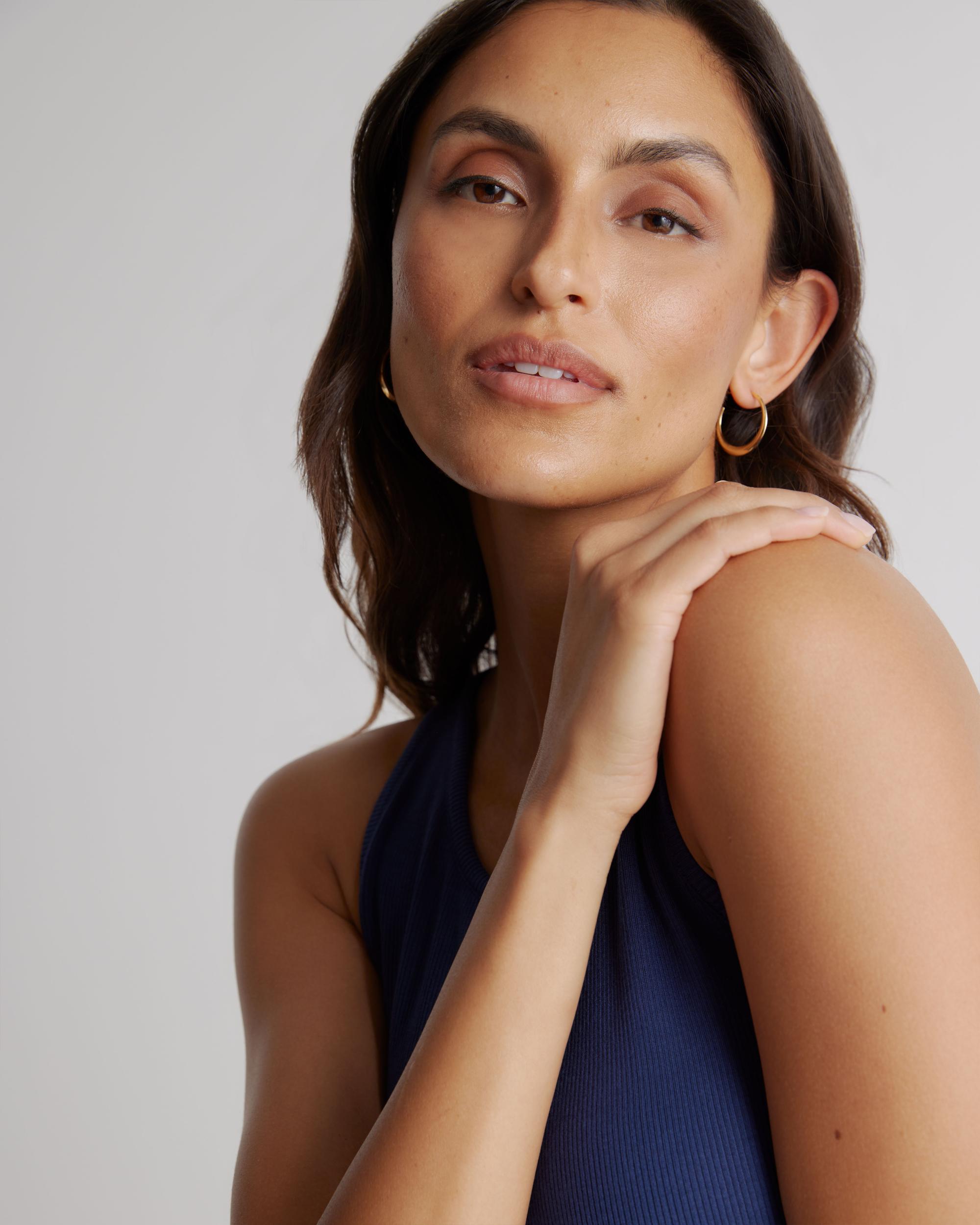 Quince | Women's Tencel Rib Knit Sleeveless Dress Size XS Product Image