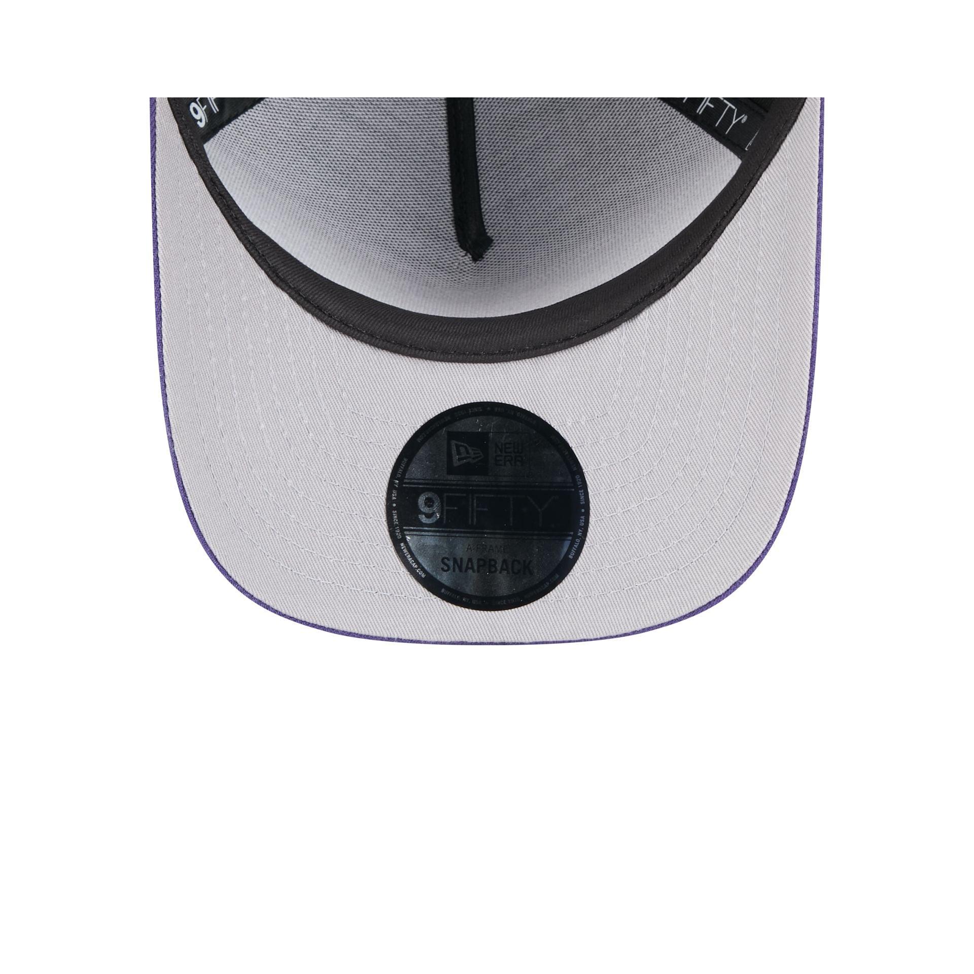 Baltimore Ravens 2025 Draft 9FIFTY A-Frame Snapback Hat Male Product Image