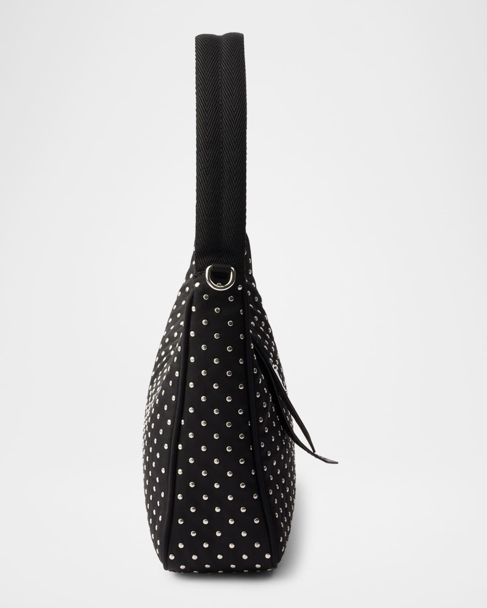 Re-Edition Re-Nylon Studded Mini Hobo Bag Product Image