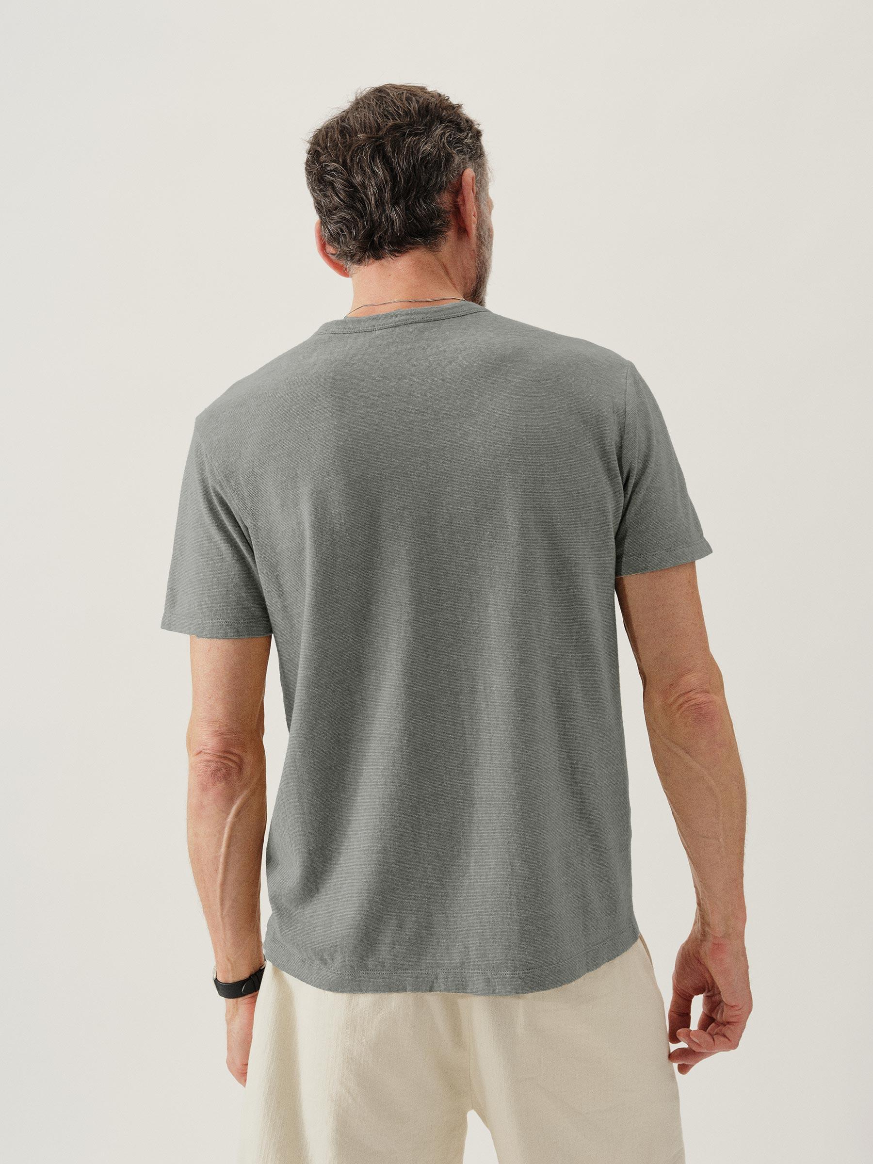 Smoke Blue Yuma Hemp Cotton Classic Tee Product Image