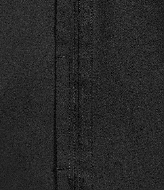 Murano Slim Fit Solid Sateen Pintuck Long Sleeve Woven Shirt Product Image