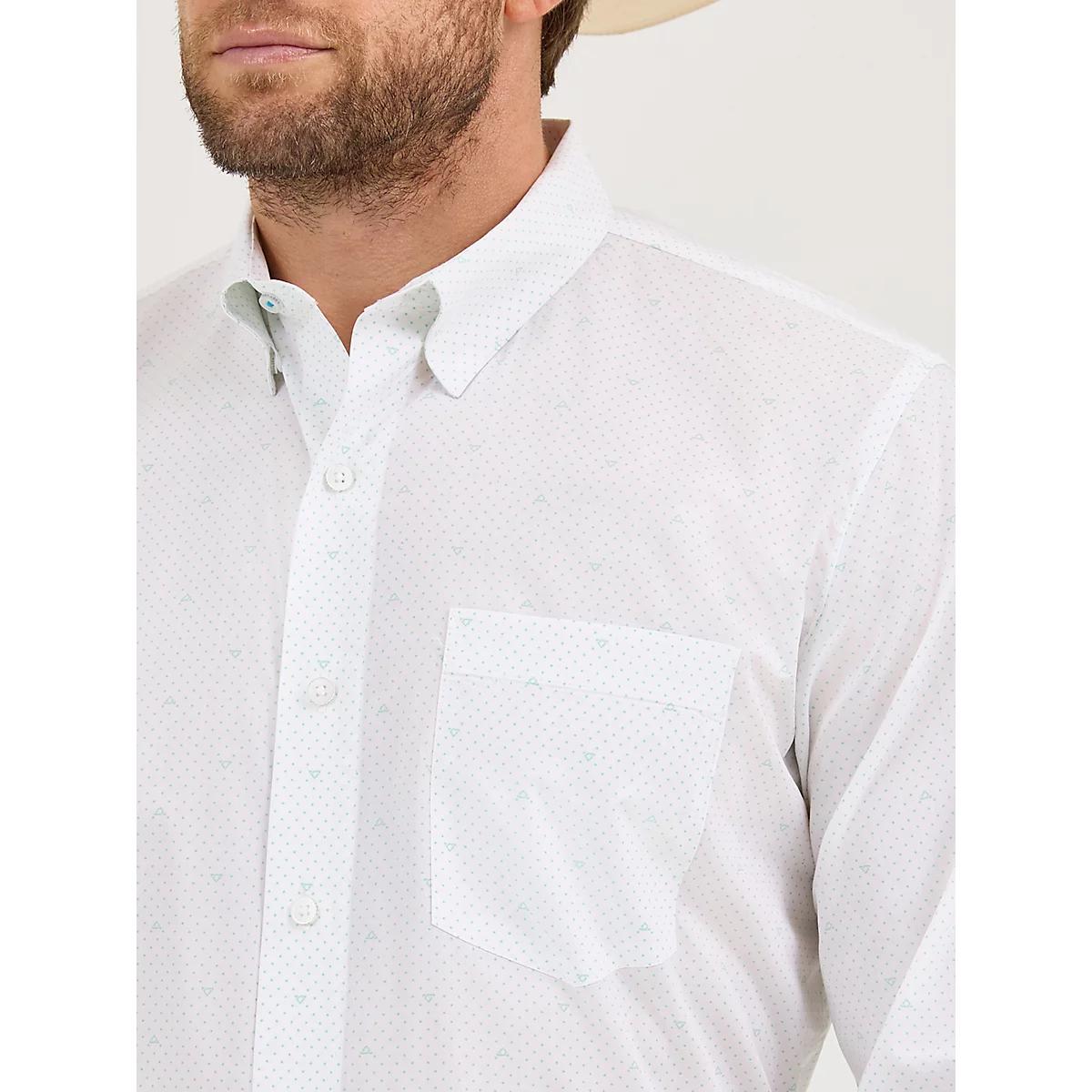 Men's Cody Johnson One Pocket Button Down Shirt in Ceramic Print Product Image