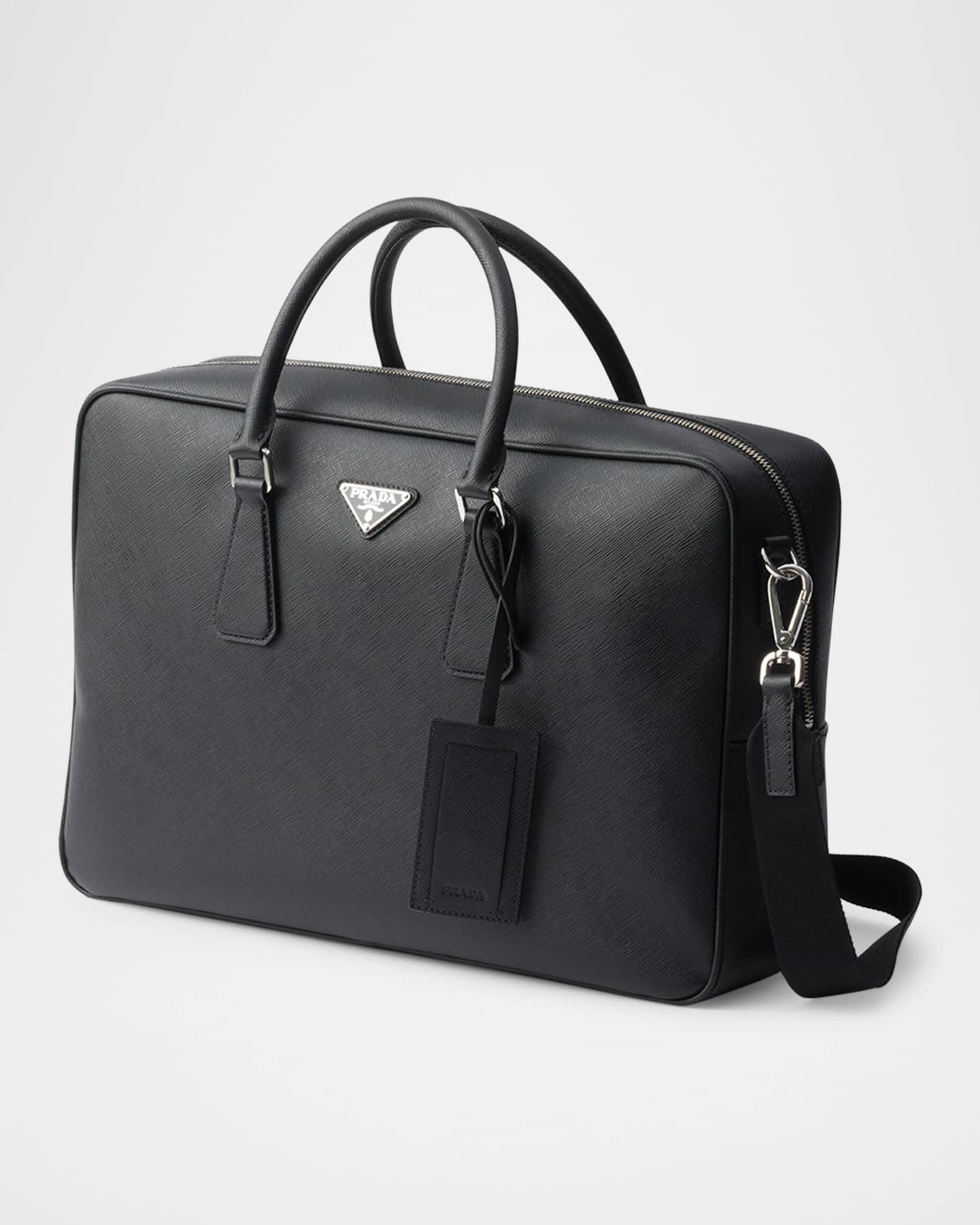 Saffiano Leather Crossbody Work Bag Product Image