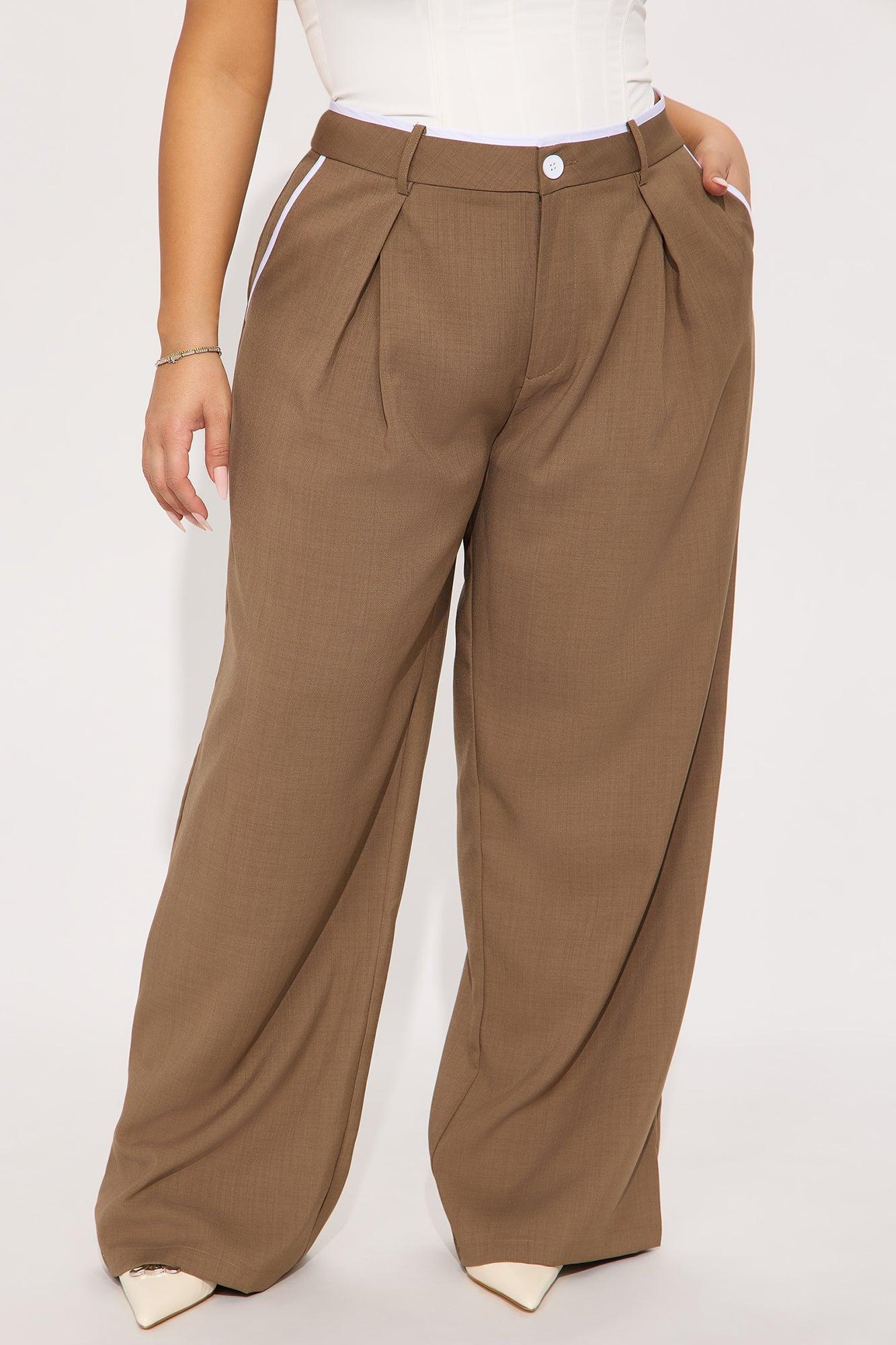 Thinking Of You Trouser Pant - Mocha Product Image