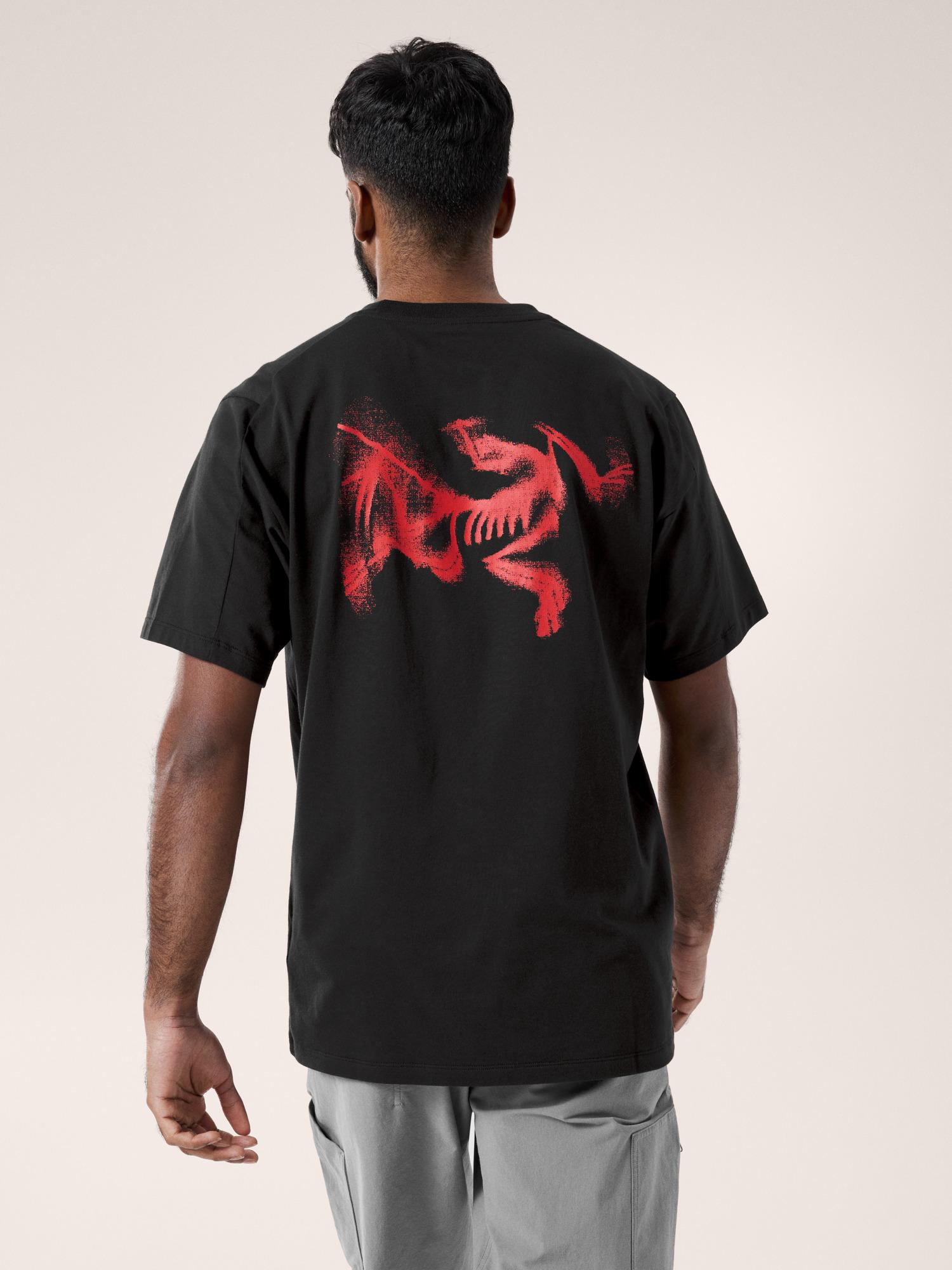 Kragg SL Cotton Blurred Bird Shirt SS Men's Product Image