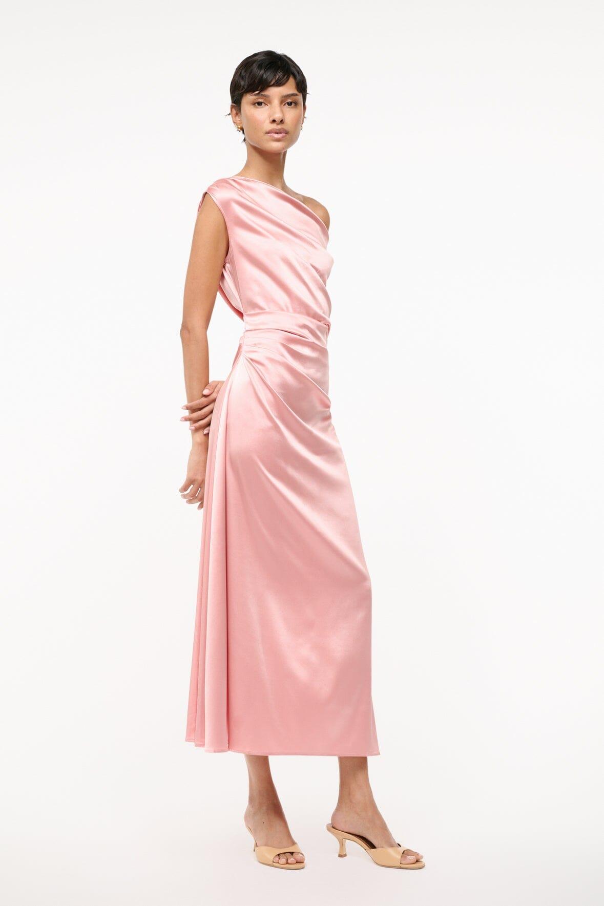 PHARE SILK DRESS | ROSE Product Image
