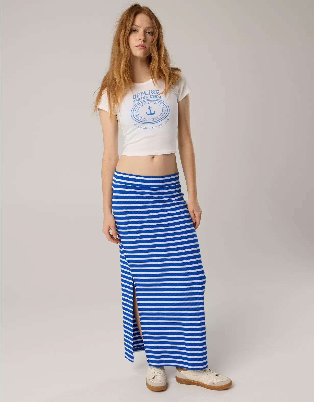 OFFLINE By Aerie Thumbs Up Heavyweight Maxi Skirt Product Image