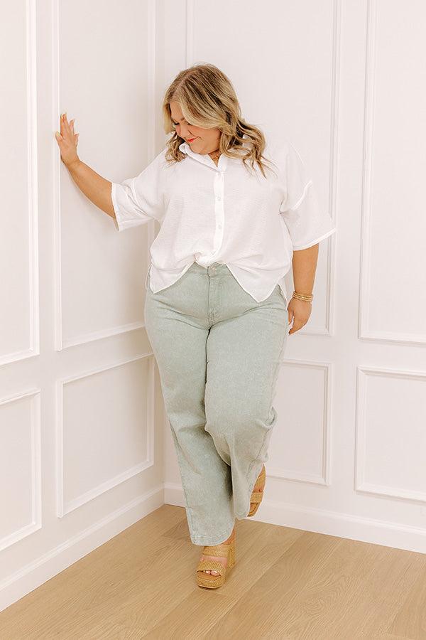 Little Coastal Town Button Up Curves Product Image