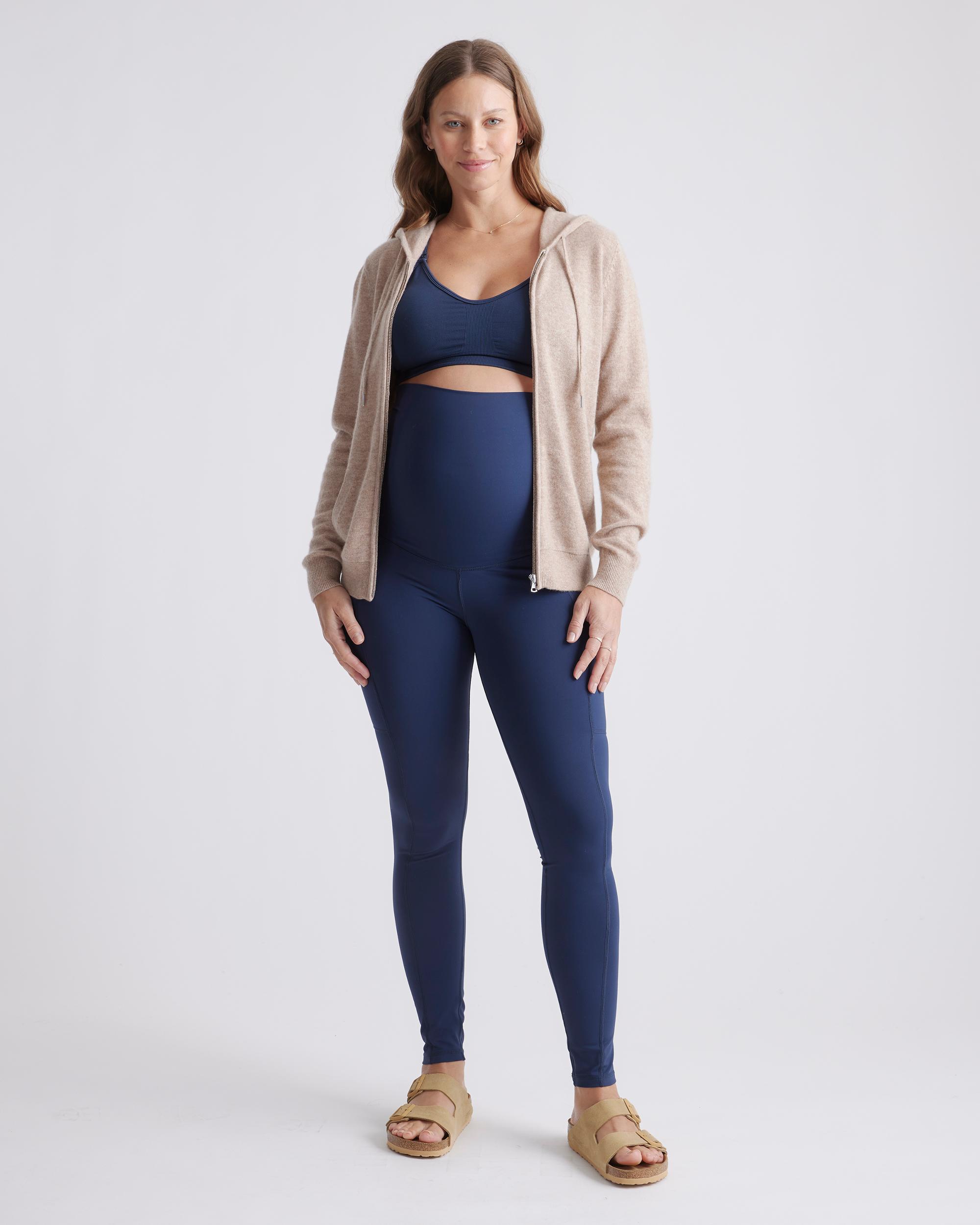 Quince | Women's Seamless Low Impact Maternity & Nursing Sports Bra Size XL, Nylon/Spandex Product Image