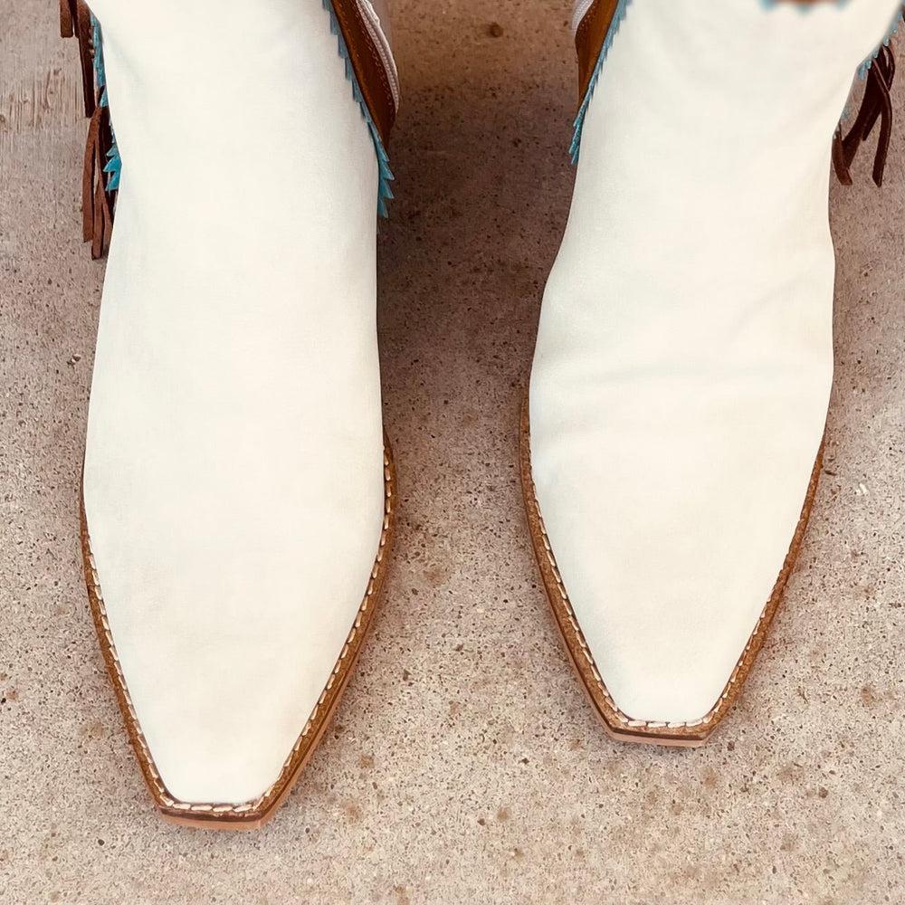 Gizelle Fringe Boots Product Image