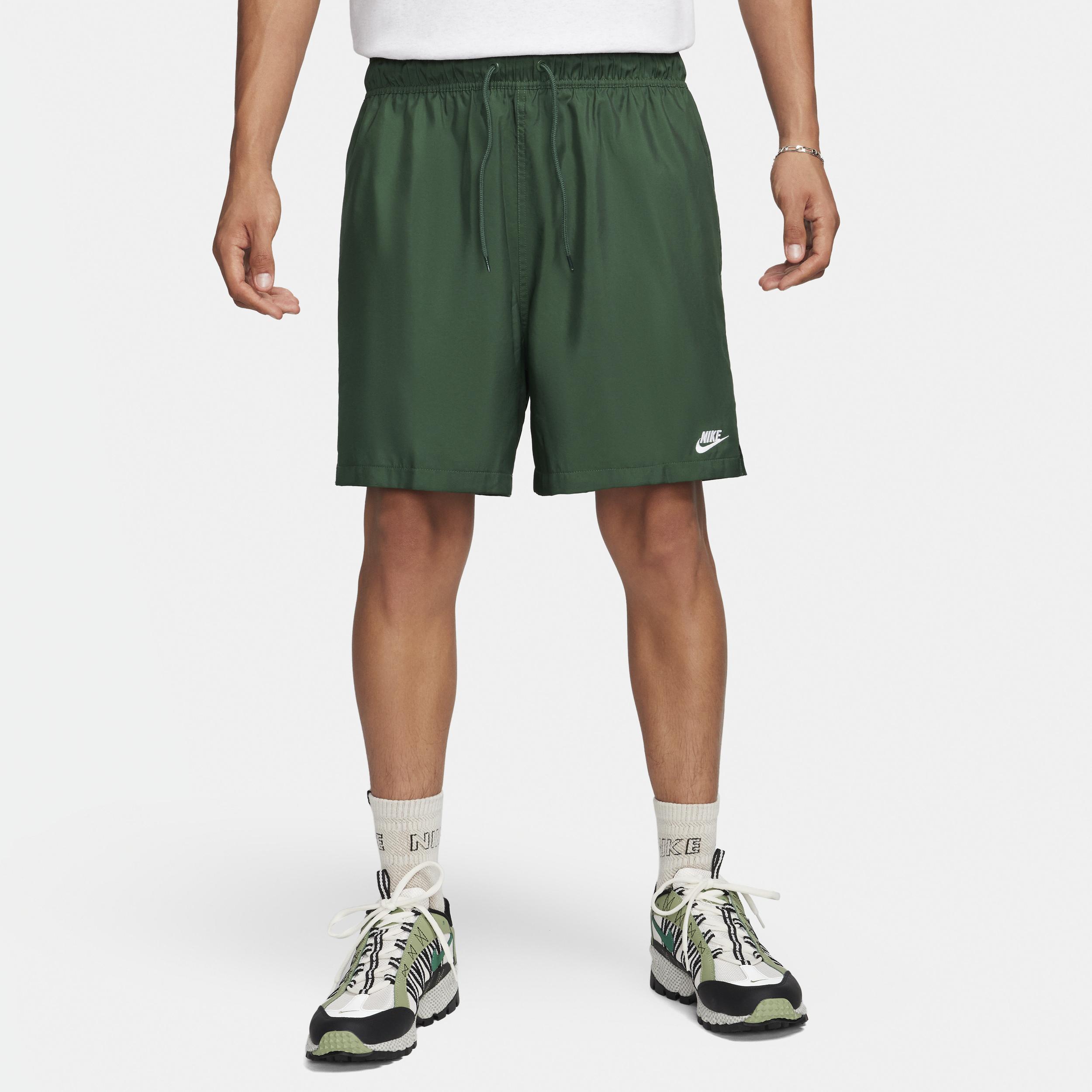 Nike Mens Nike Club Flow Shorts - Mens Black/White Product Image
