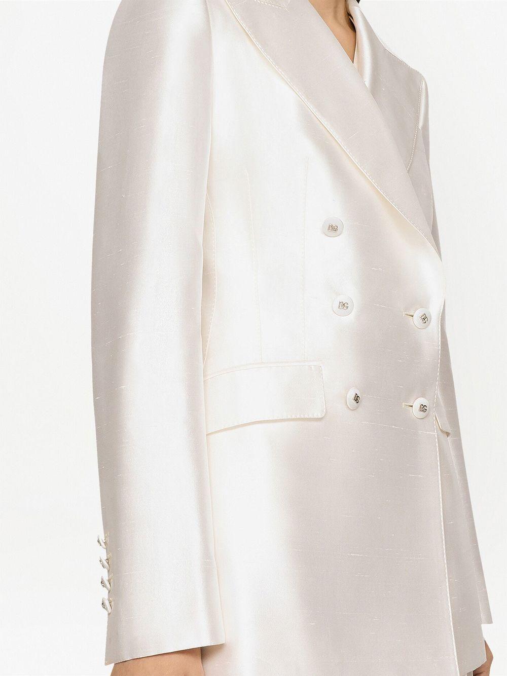 double-breasted silk blazer Product Image