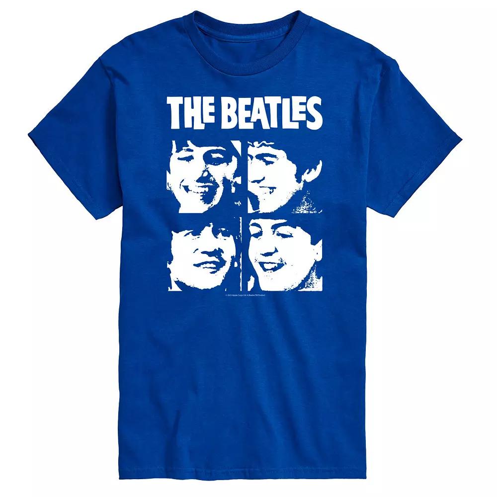 Men's The Beatles Face Grid Tee,  Product Image