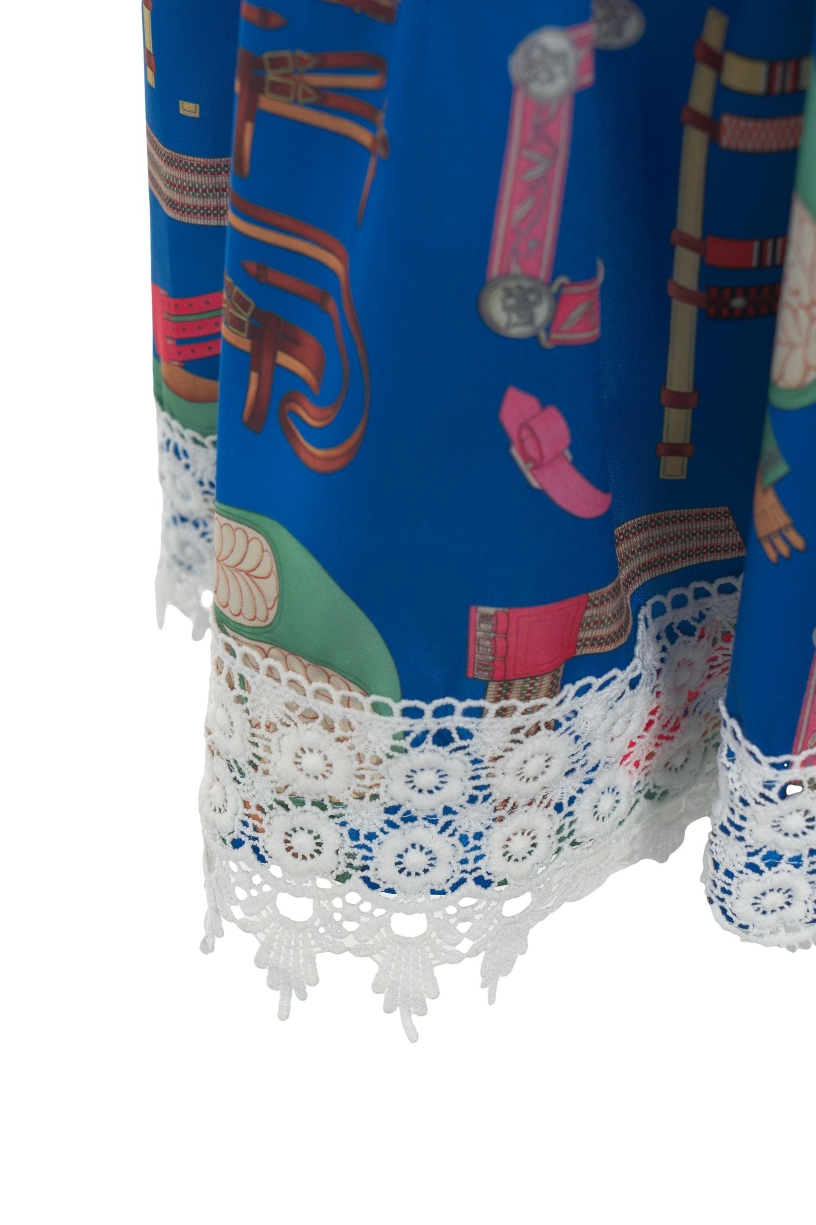 Mini dress with lace detail Product Image