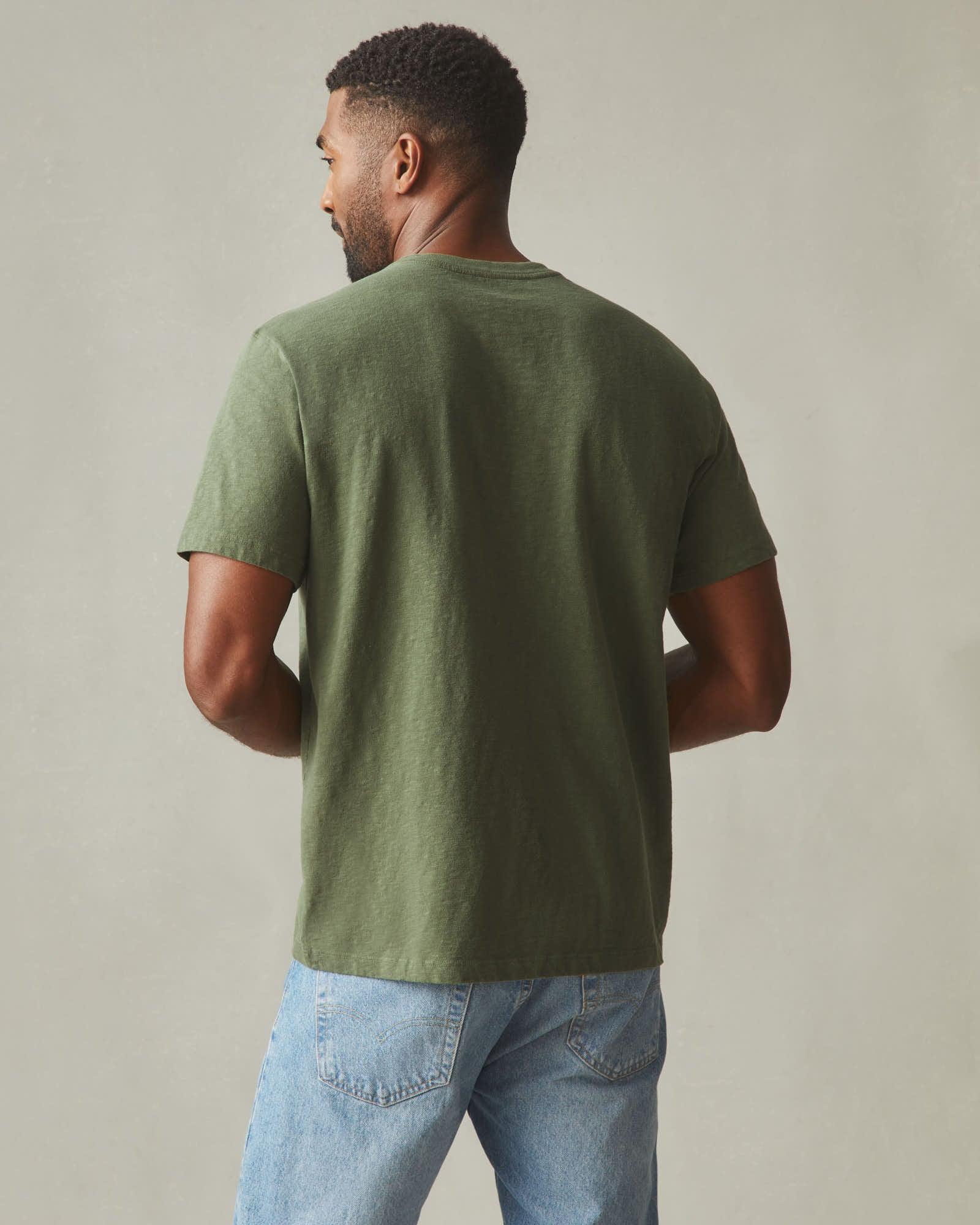 Men's Premium Slub Crew Tee - Fern Product Image